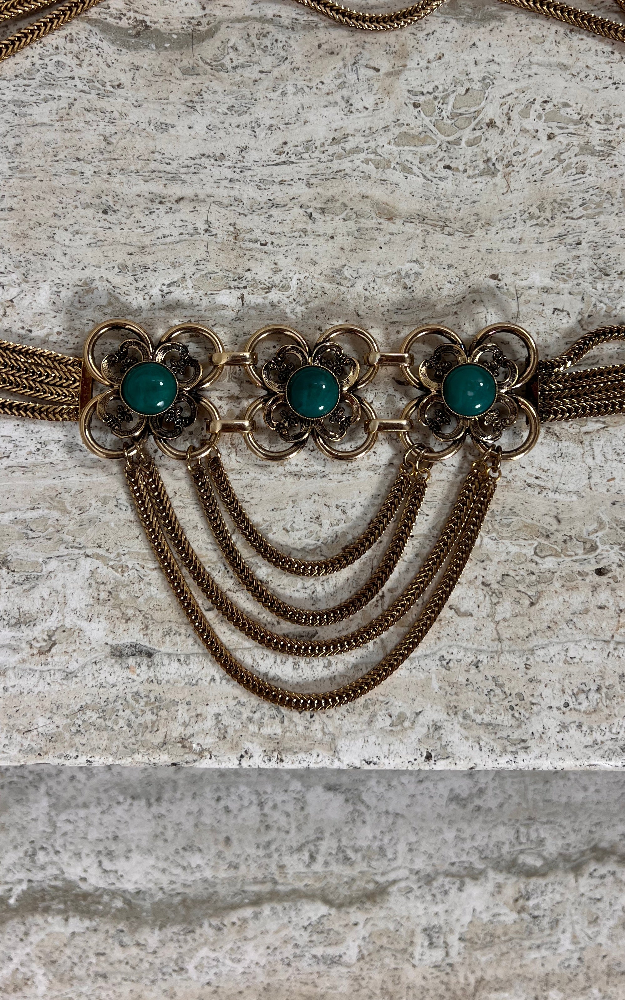 Vintage 70s Deadstock Chain Belt