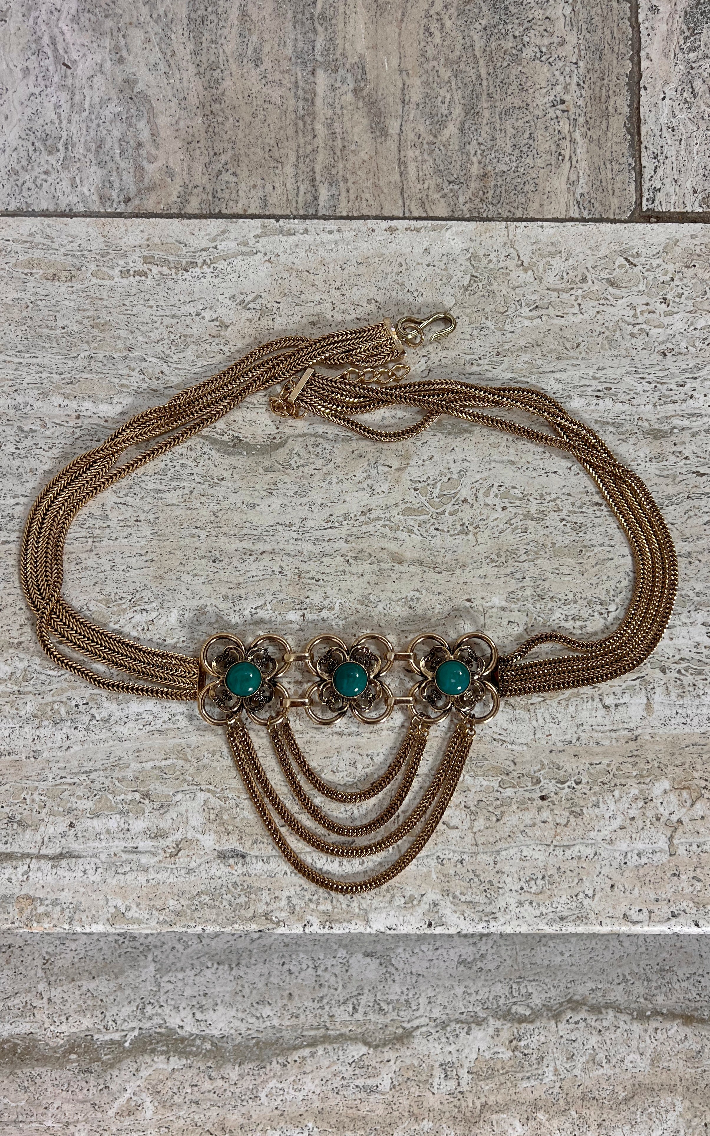 Vintage 70s Deadstock Chain Belt