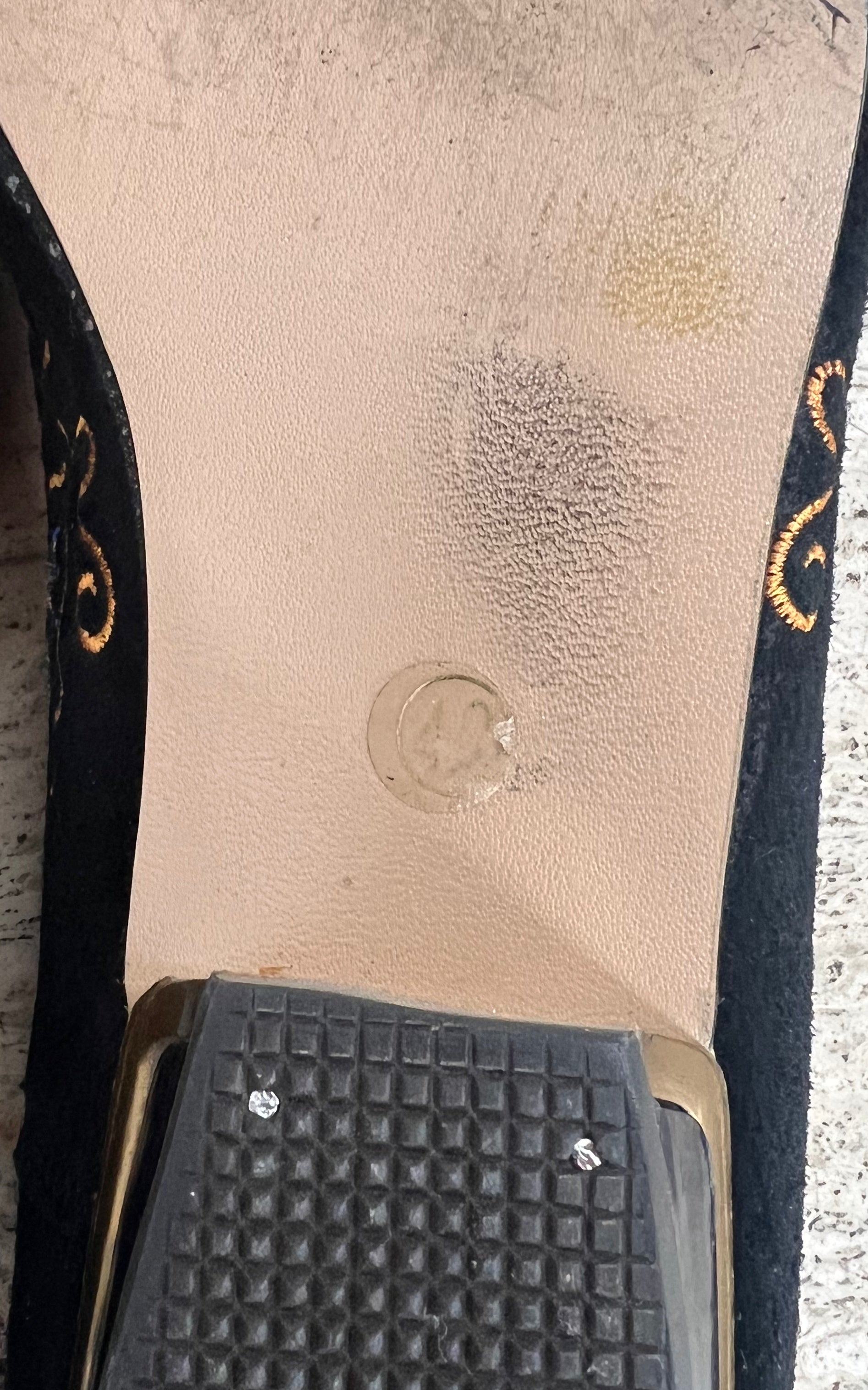 Vintage 90s Oriental Loafers 40