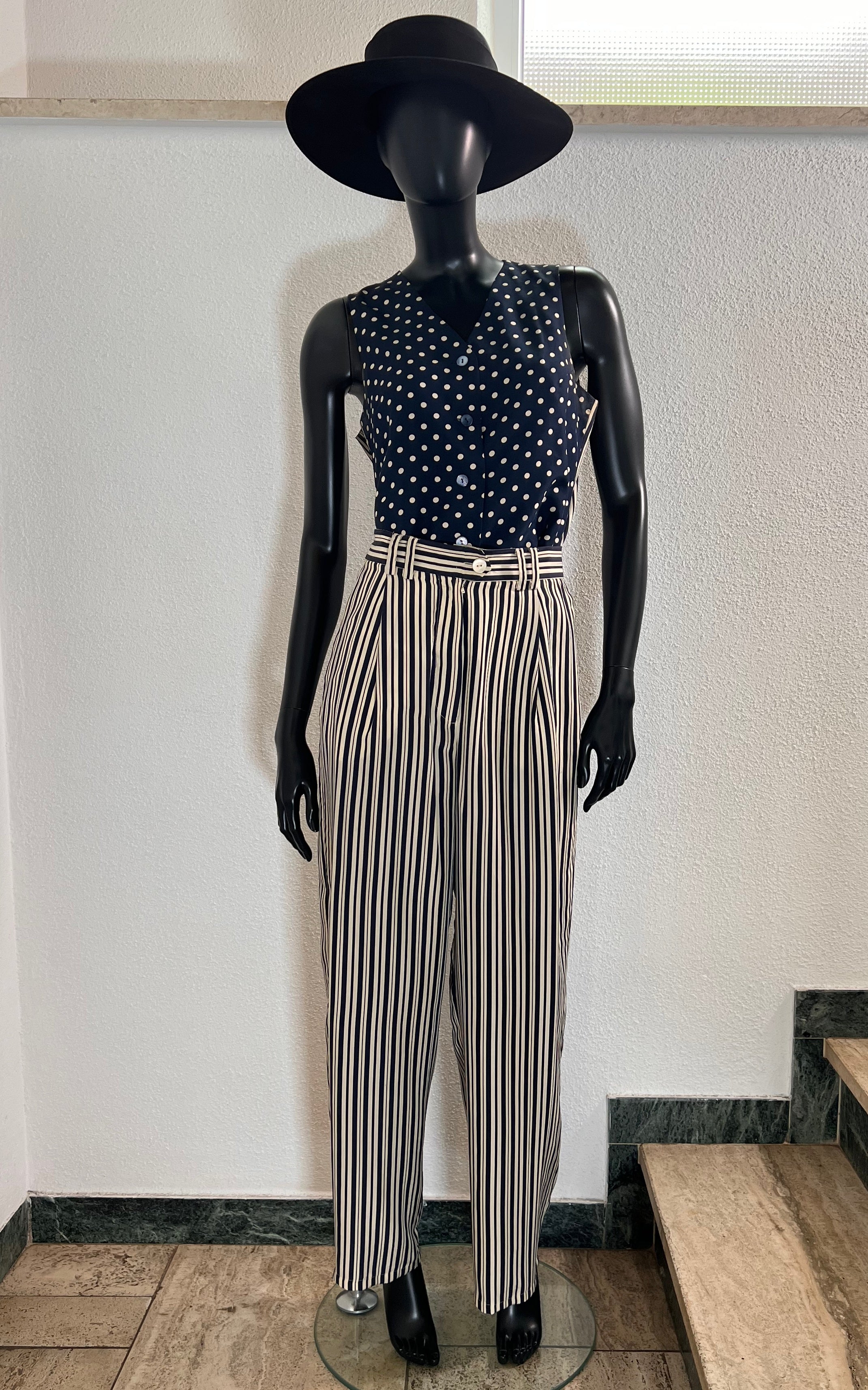 Vintage 90s Zapa 2 Piece Silk Ensemble