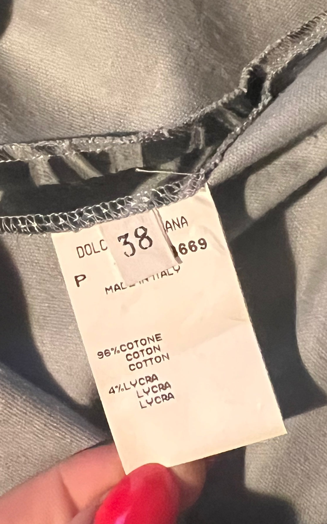 Vintage Fall 1998 Dolce and Gabbana Burn Out Velvet Skirt