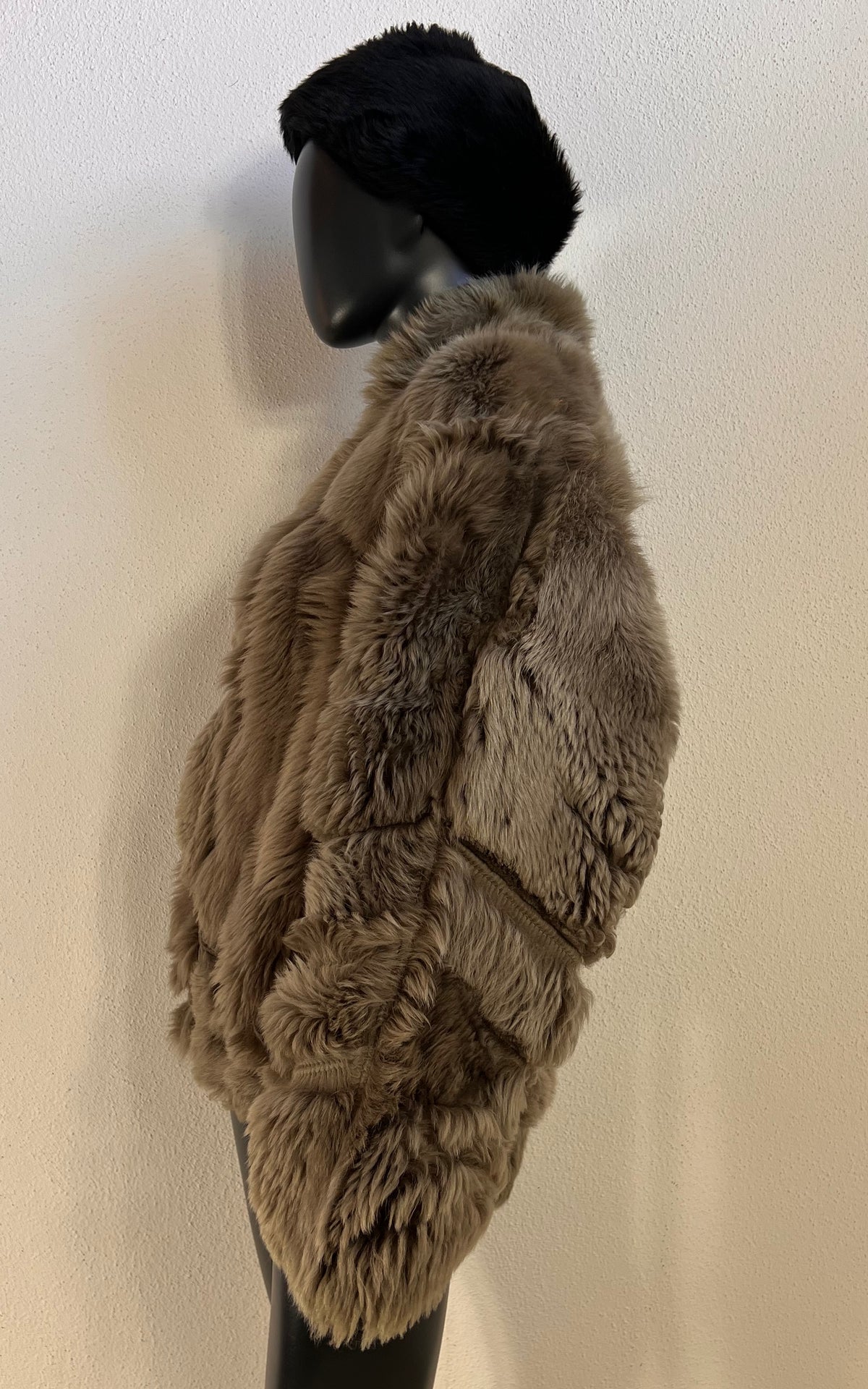 Reworked Curly Lamb Shearling Jacket