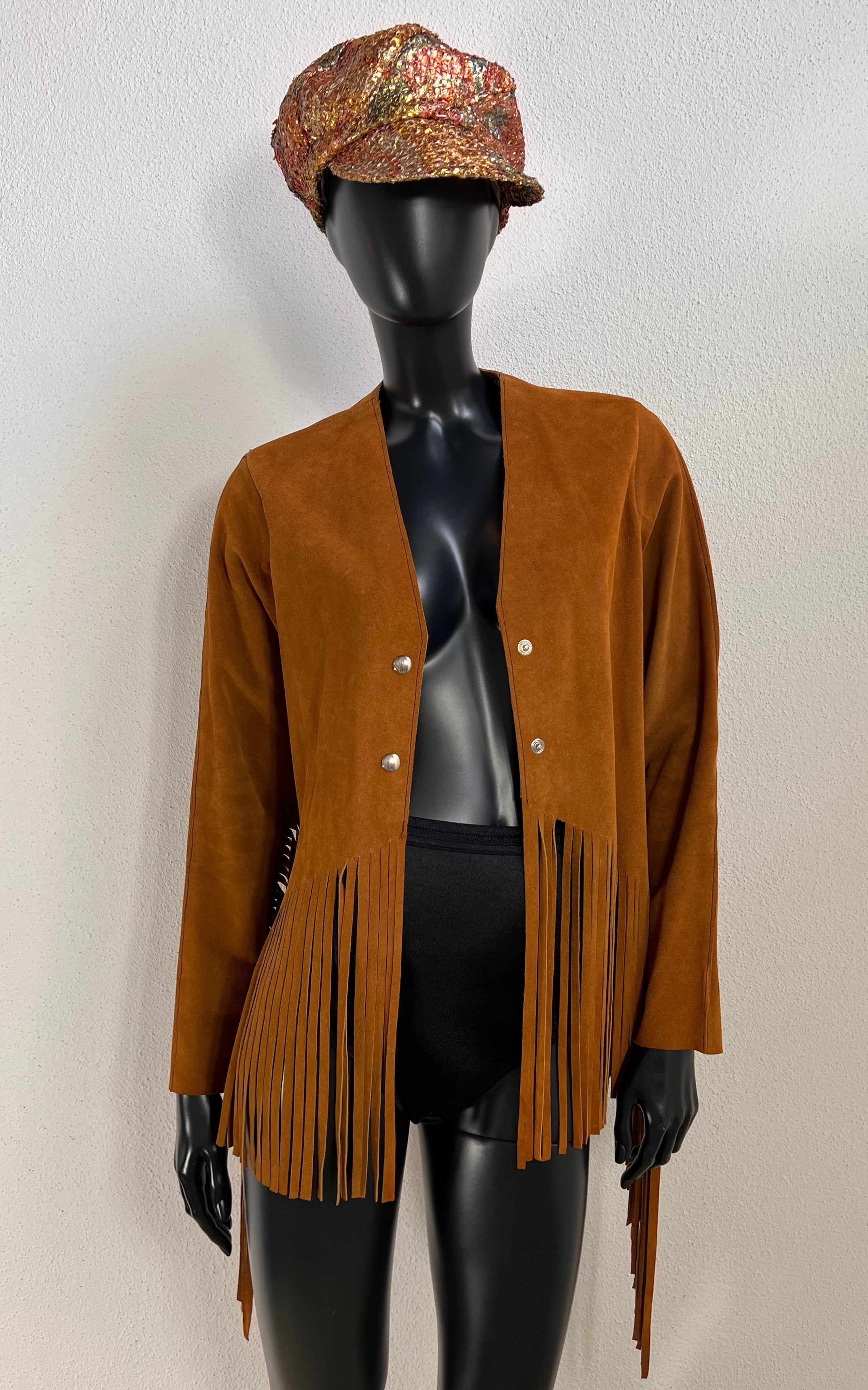 Vintage 70s Suede Fringe Jacket