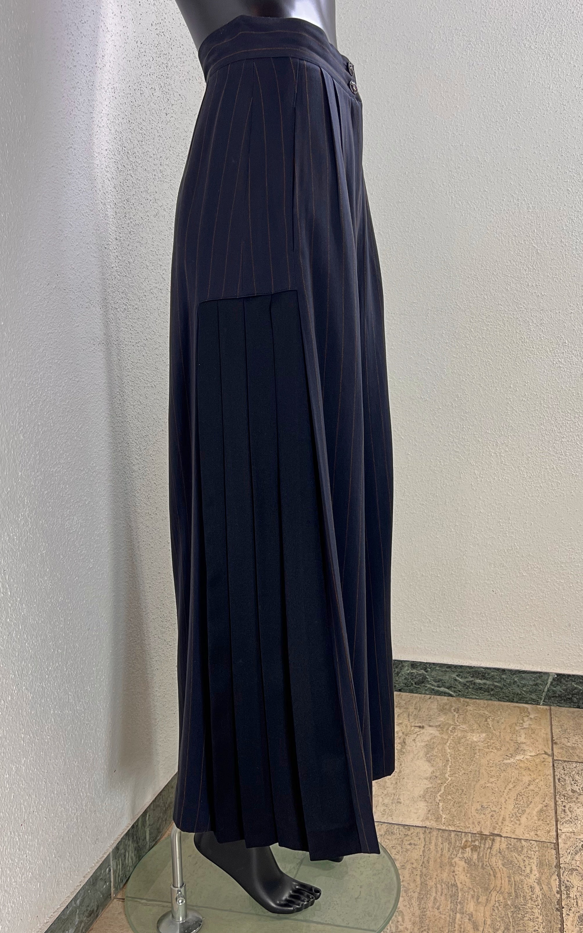 Vintage CRISCA Pinstripe Pleated Pants