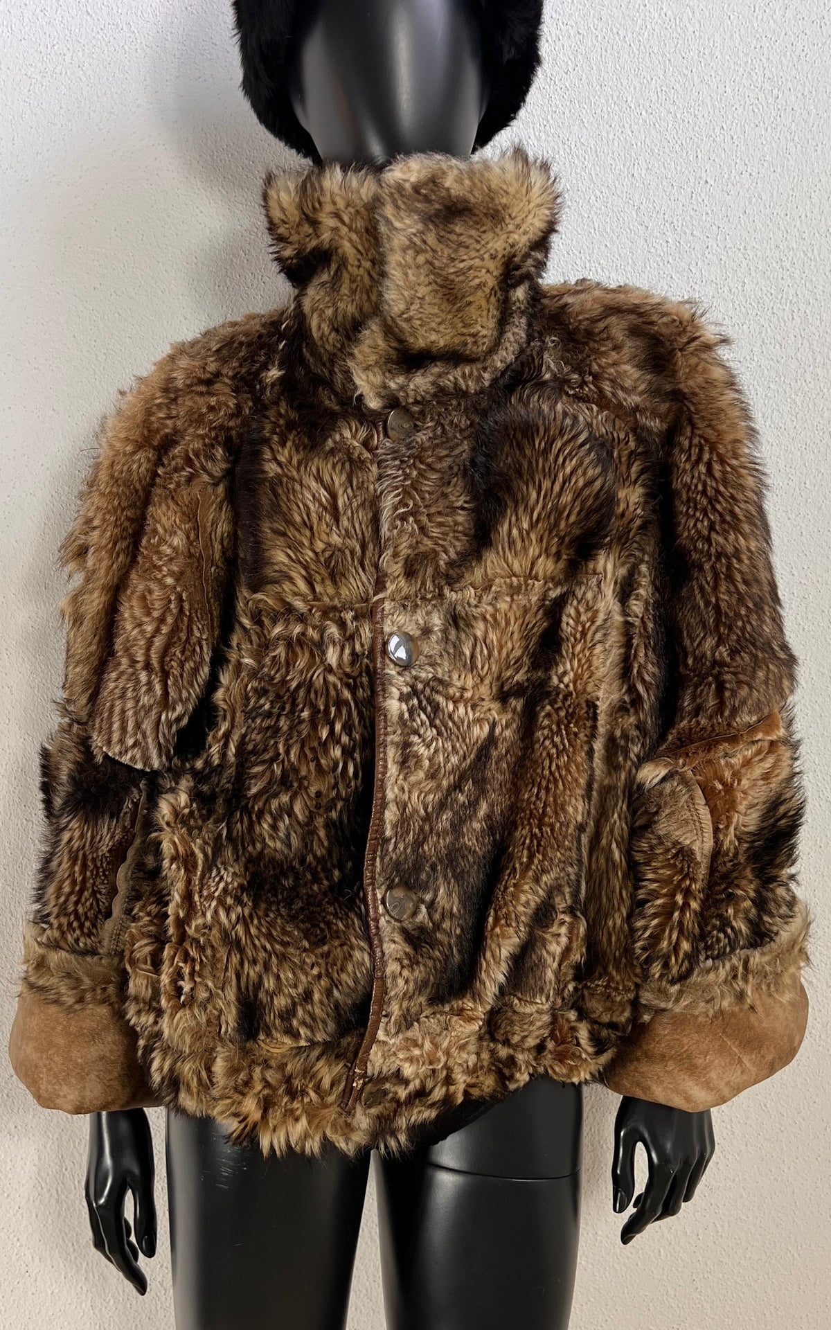 Reworked Curly Lamb Shearling Jacket