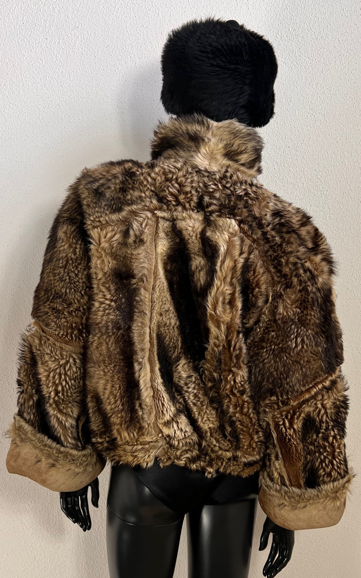 Reworked Curly Lamb Shearling Jacket
