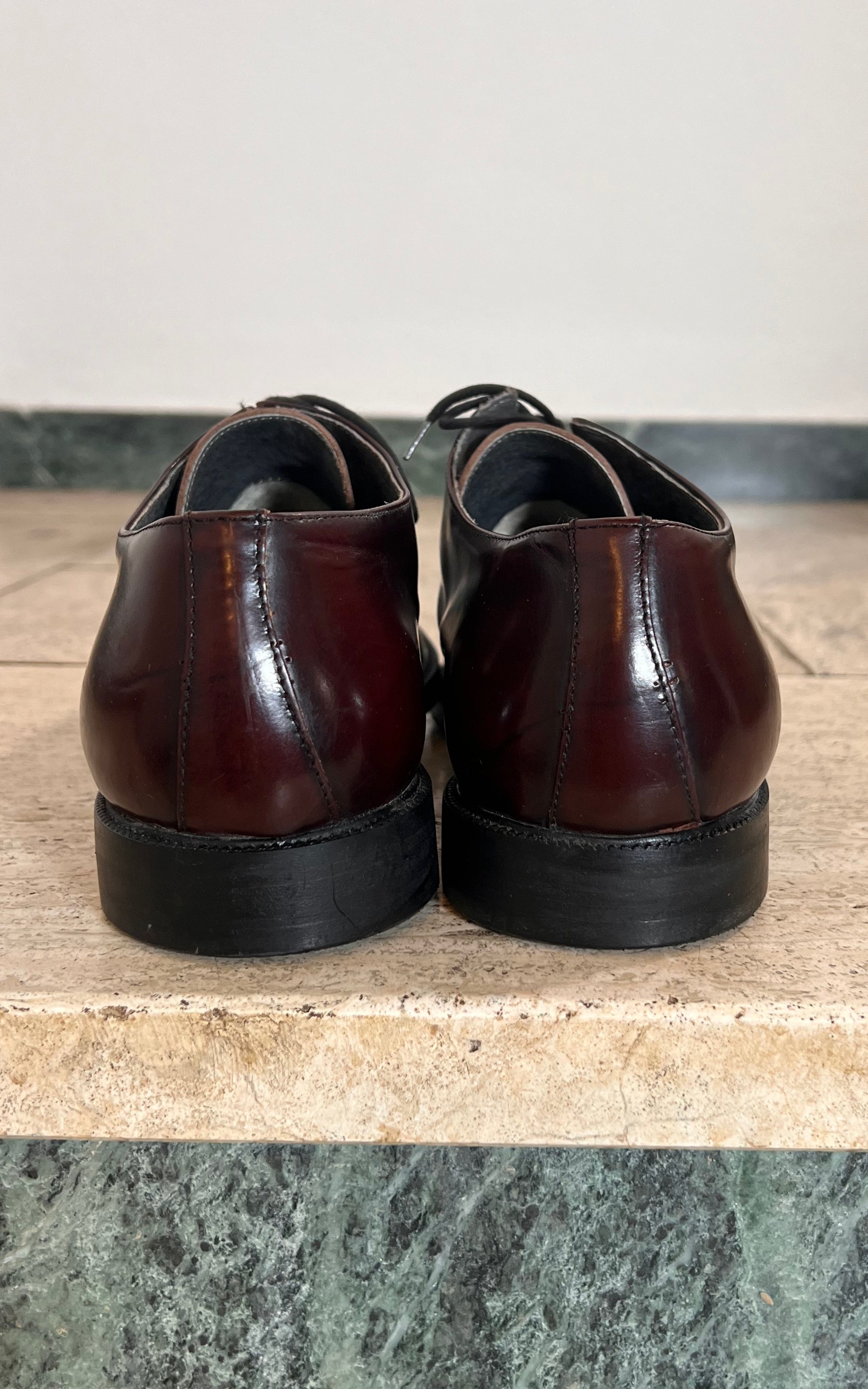 Vintage MENS Patent Loafers 43