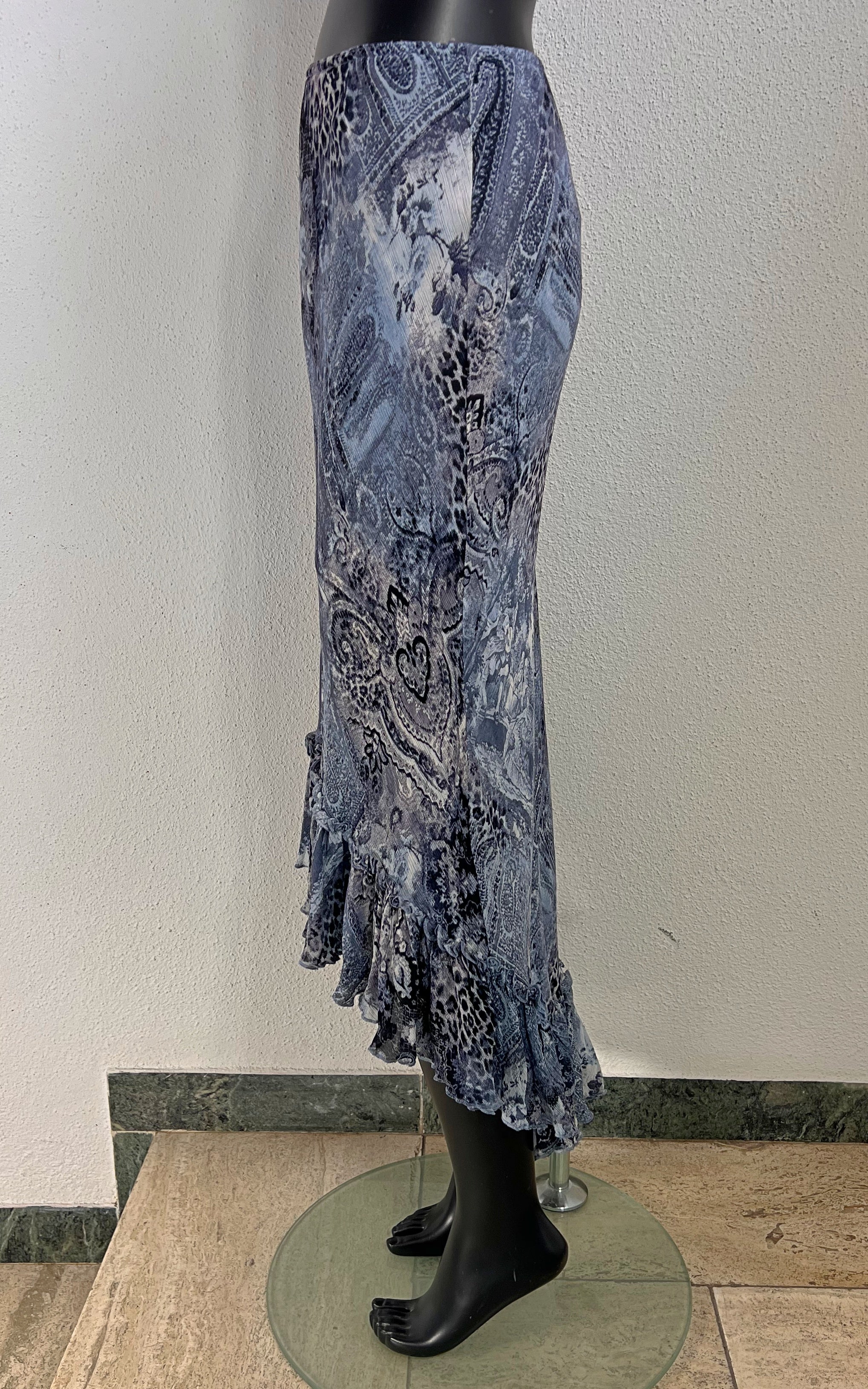 Vintage Y2K Volant Maxi Skirt