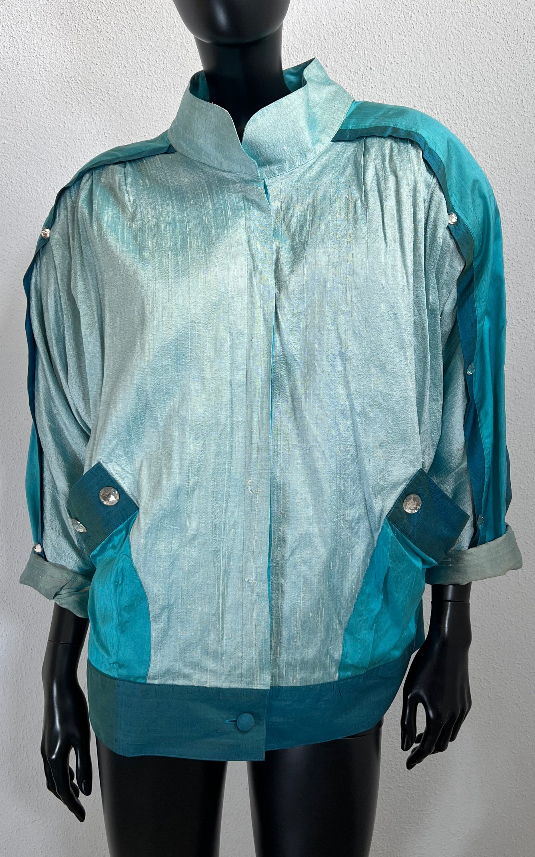 Vintage Carpendale Silk Bomber Jacket