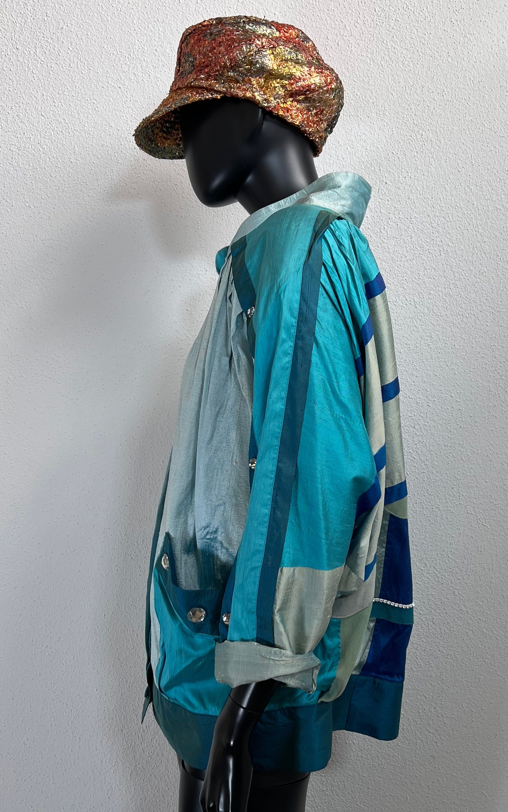 Vintage Carpendale Silk Bomber Jacket