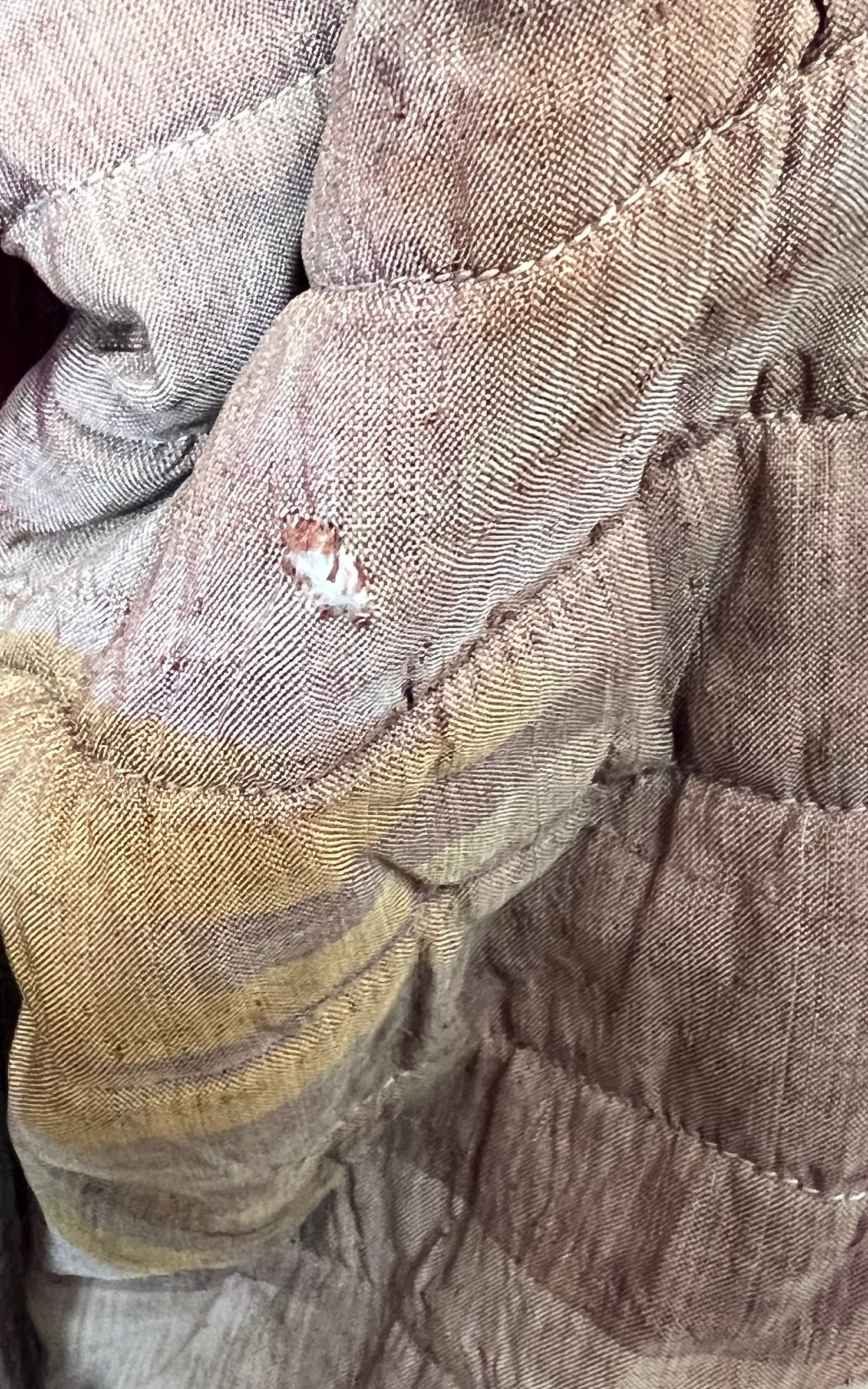 Antique Ikat Silk Chapan from Uzbekistan