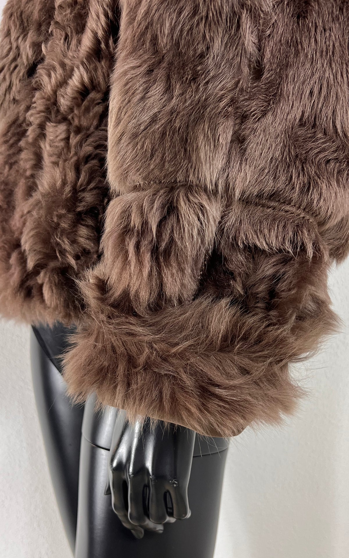 Reworked Curly Lamb Shearling Jacket