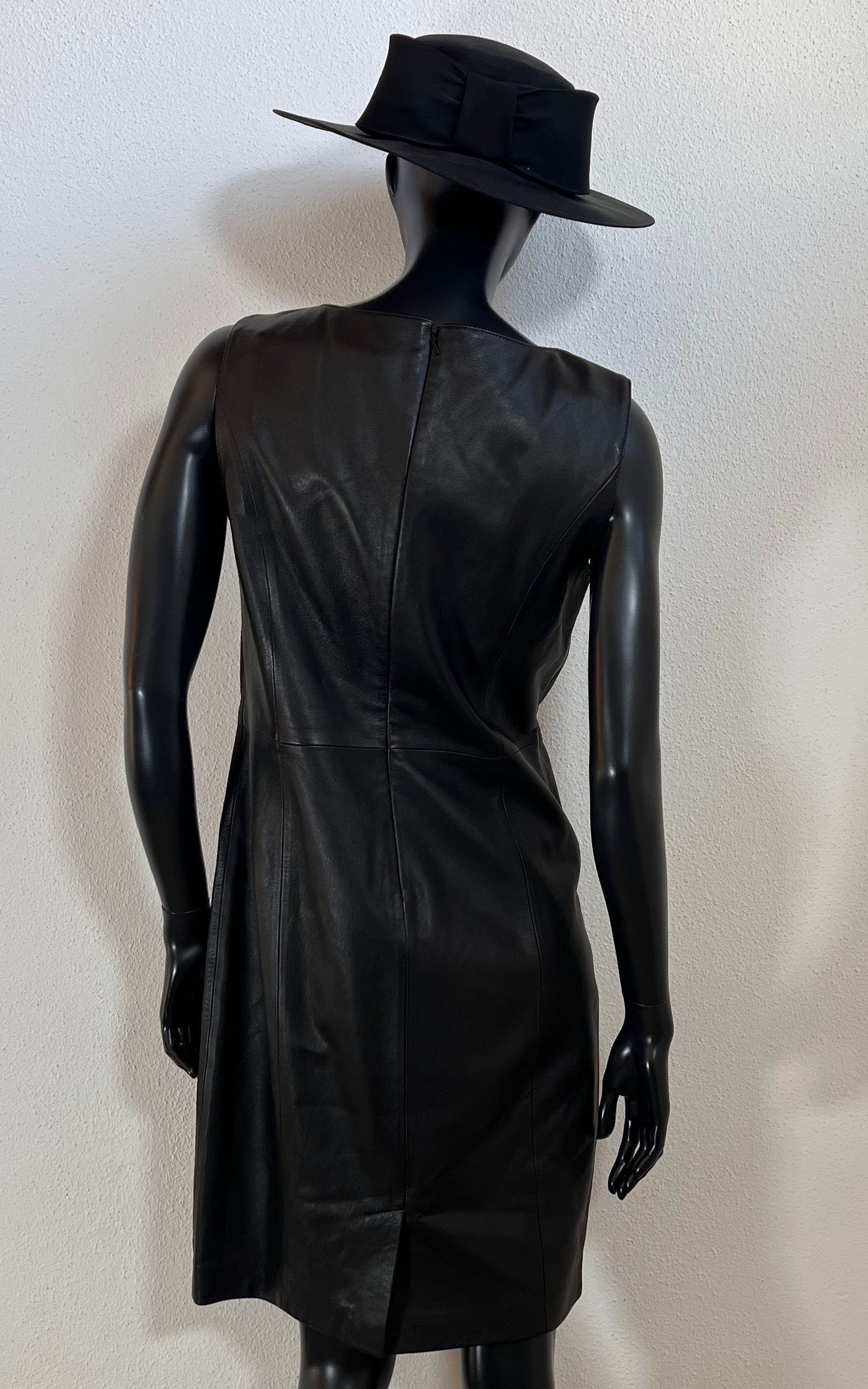Vintage 90s Madeleine Leather Dress