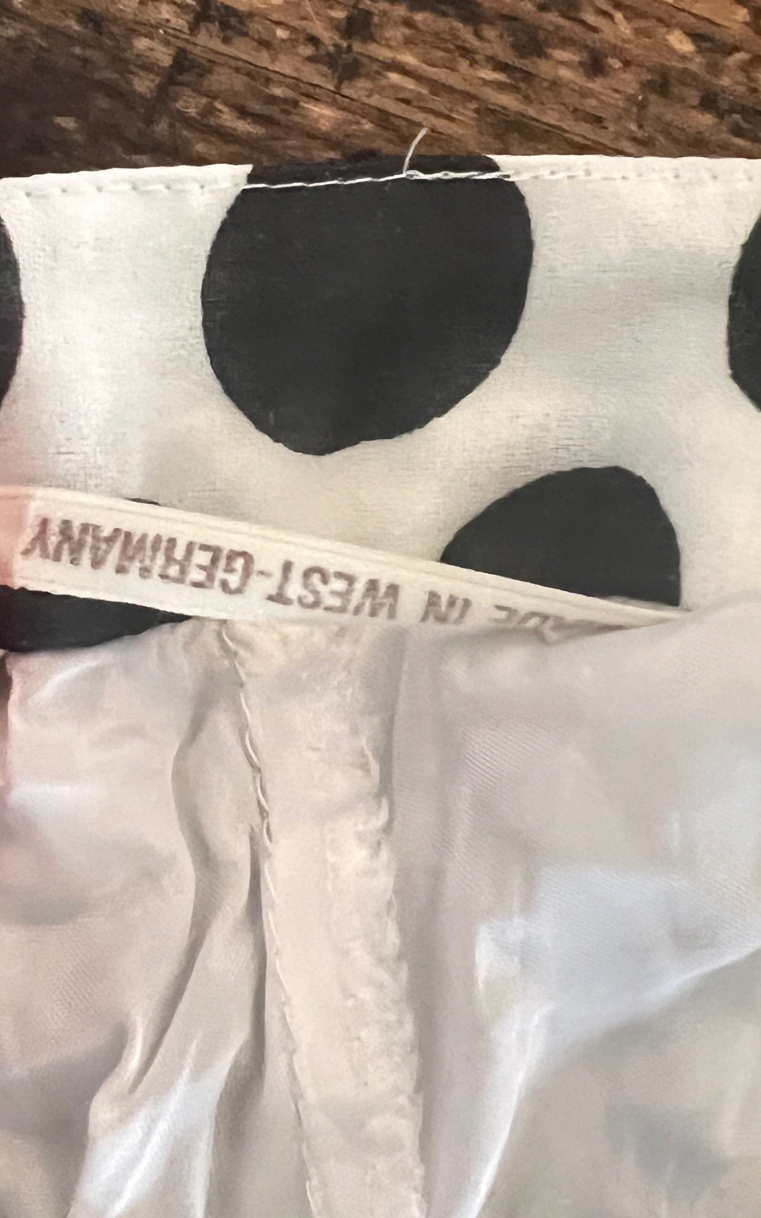 Vintage Polka Dot Pleats Skirt