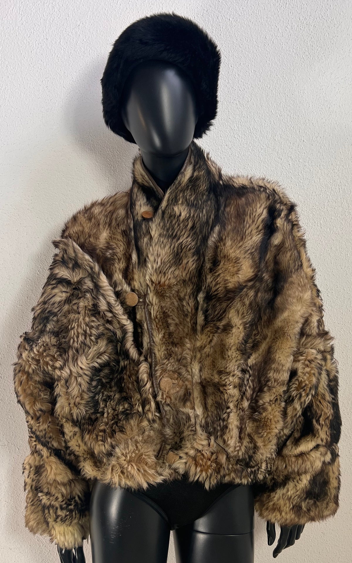 Reworked Curly Lamb Shearling Jacket