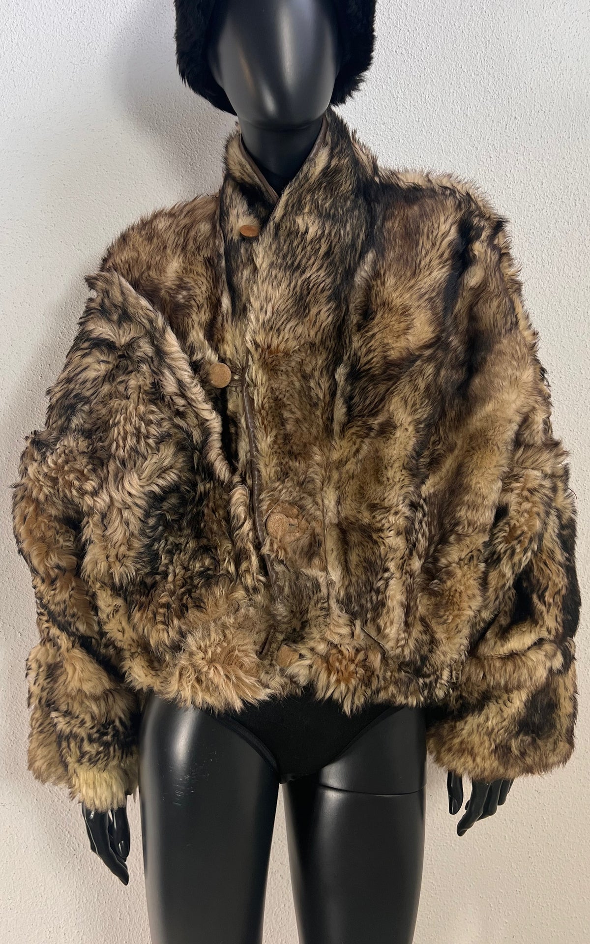 Reworked Curly Lamb Shearling Jacket