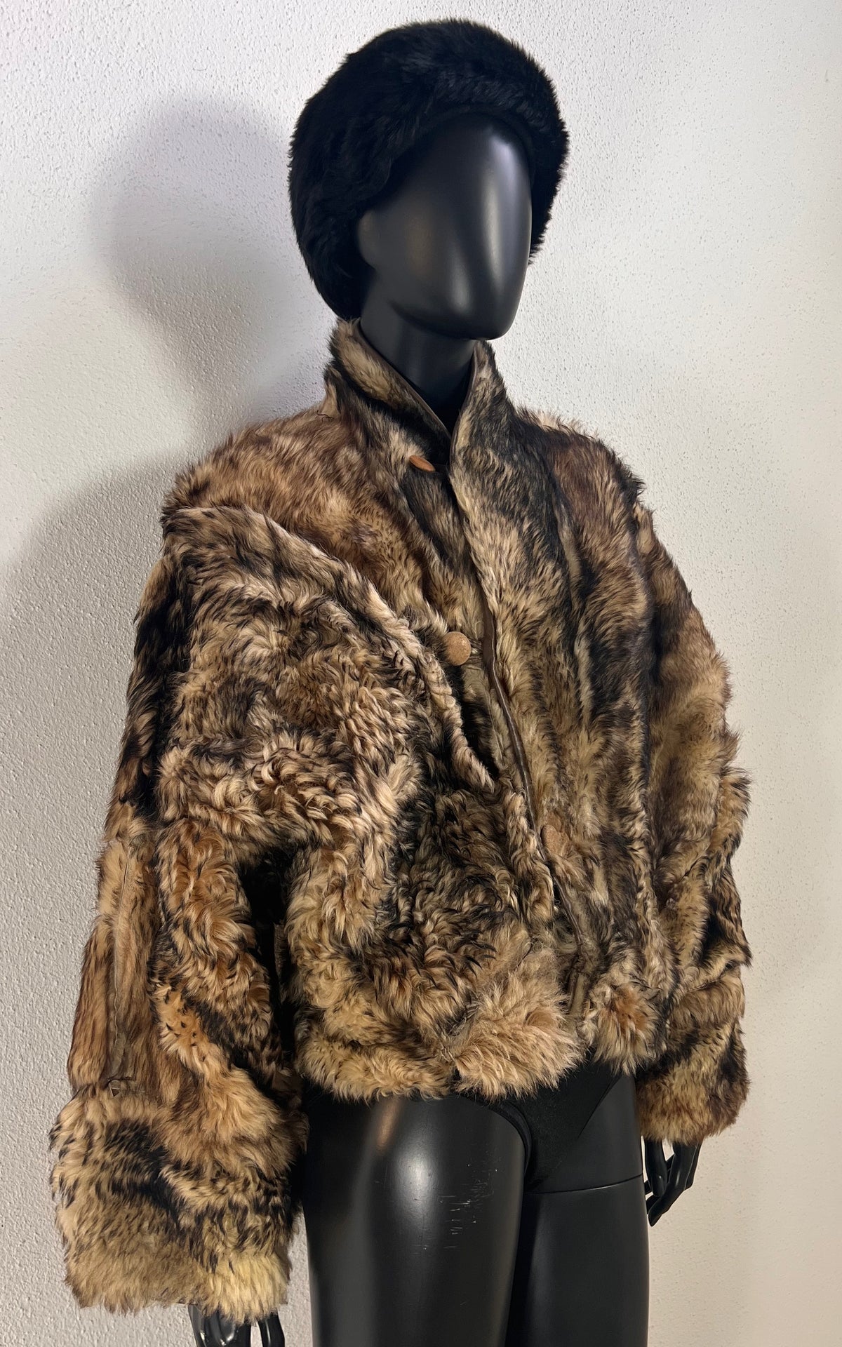 Reworked Curly Lamb Shearling Jacket