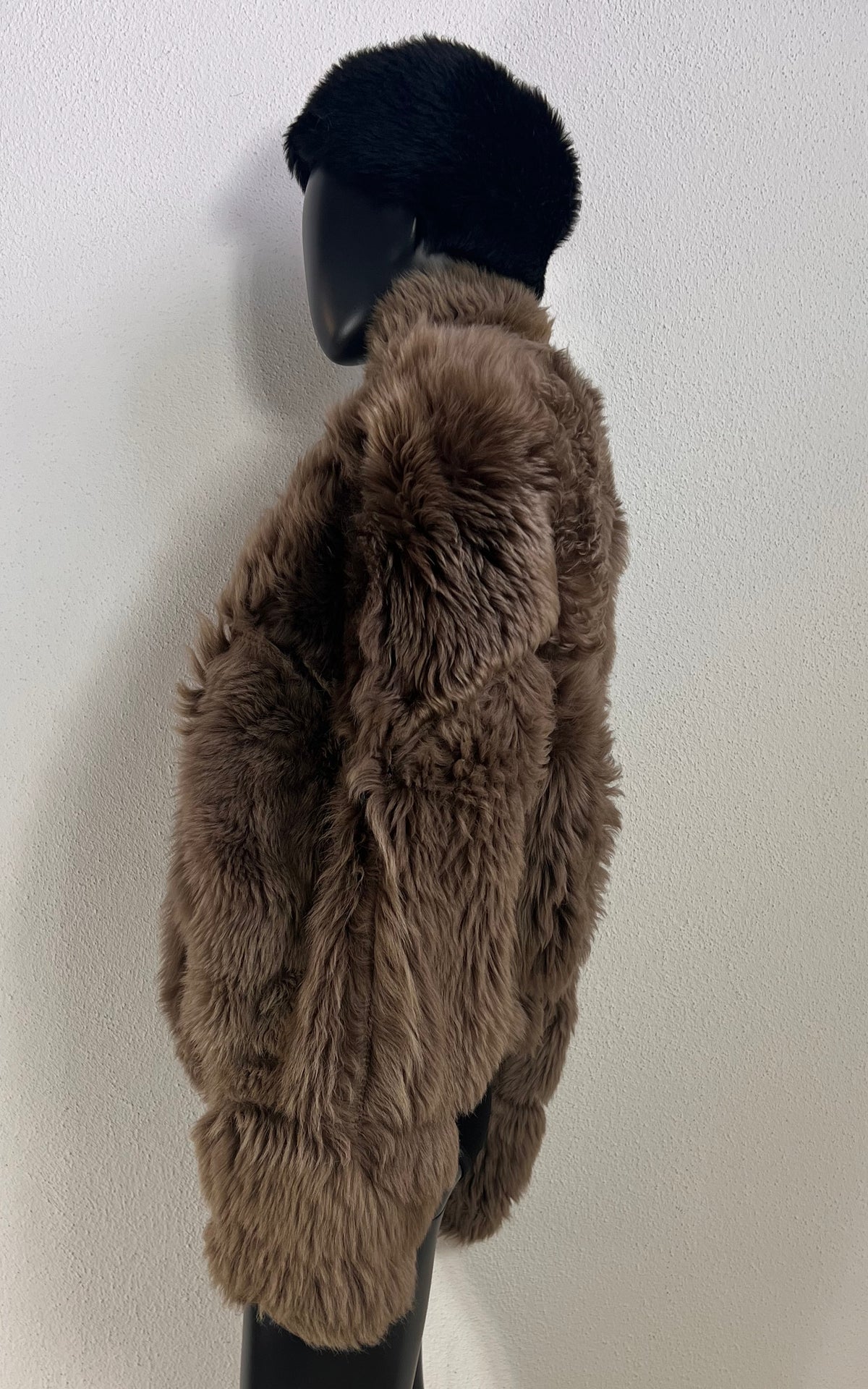 Reworked Curly Lamb Shearling Jacket