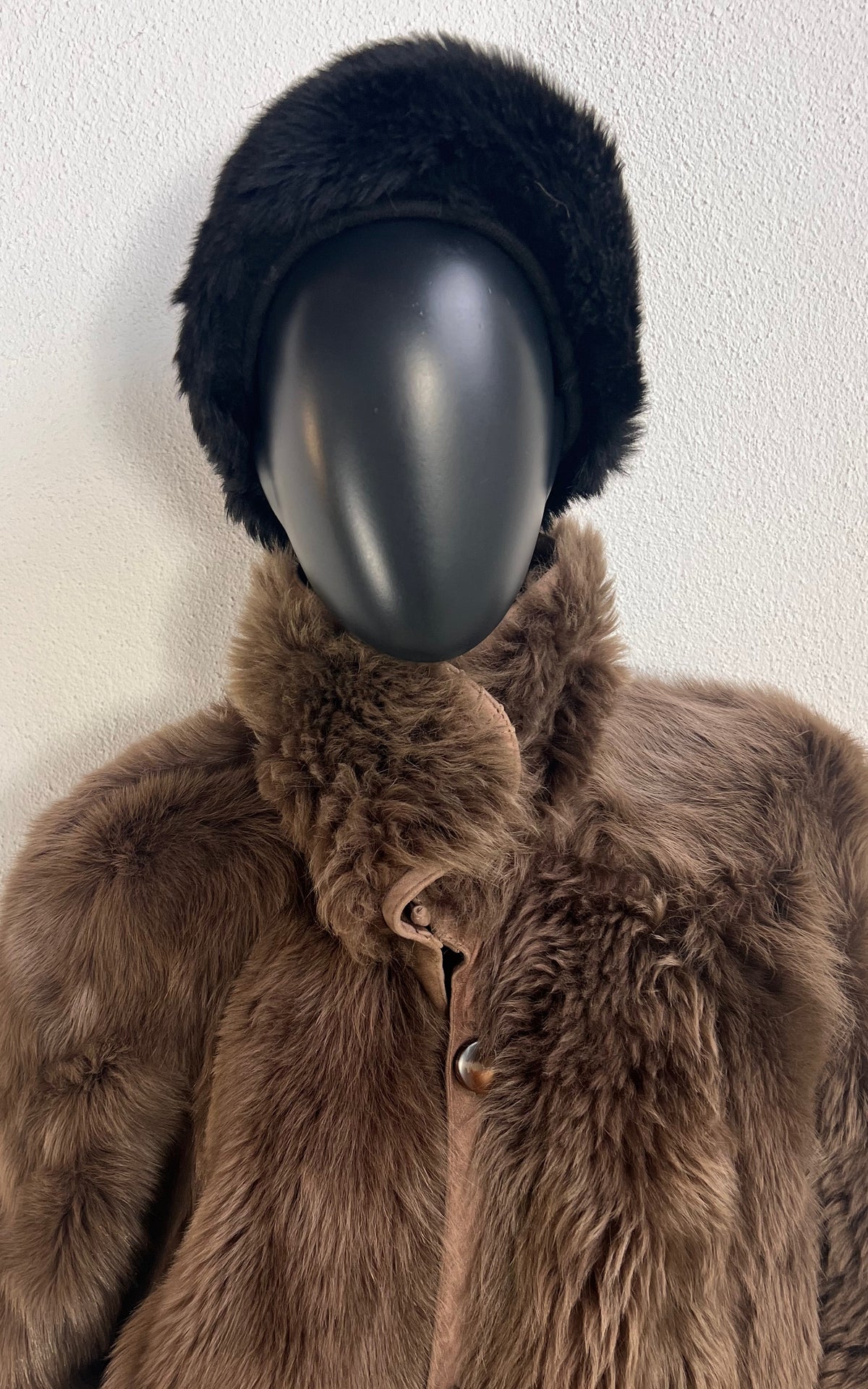 Reworked Curly Lamb Shearling Jacket