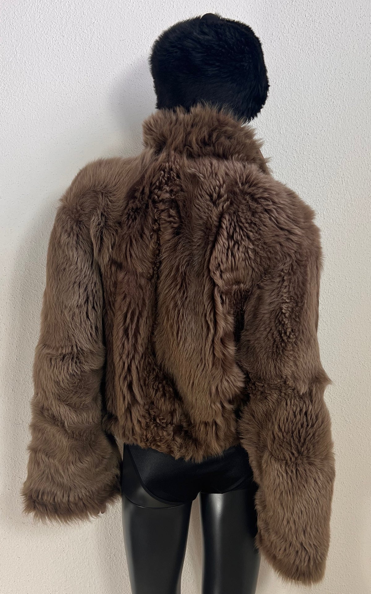 Reworked Curly Lamb Shearling Jacket