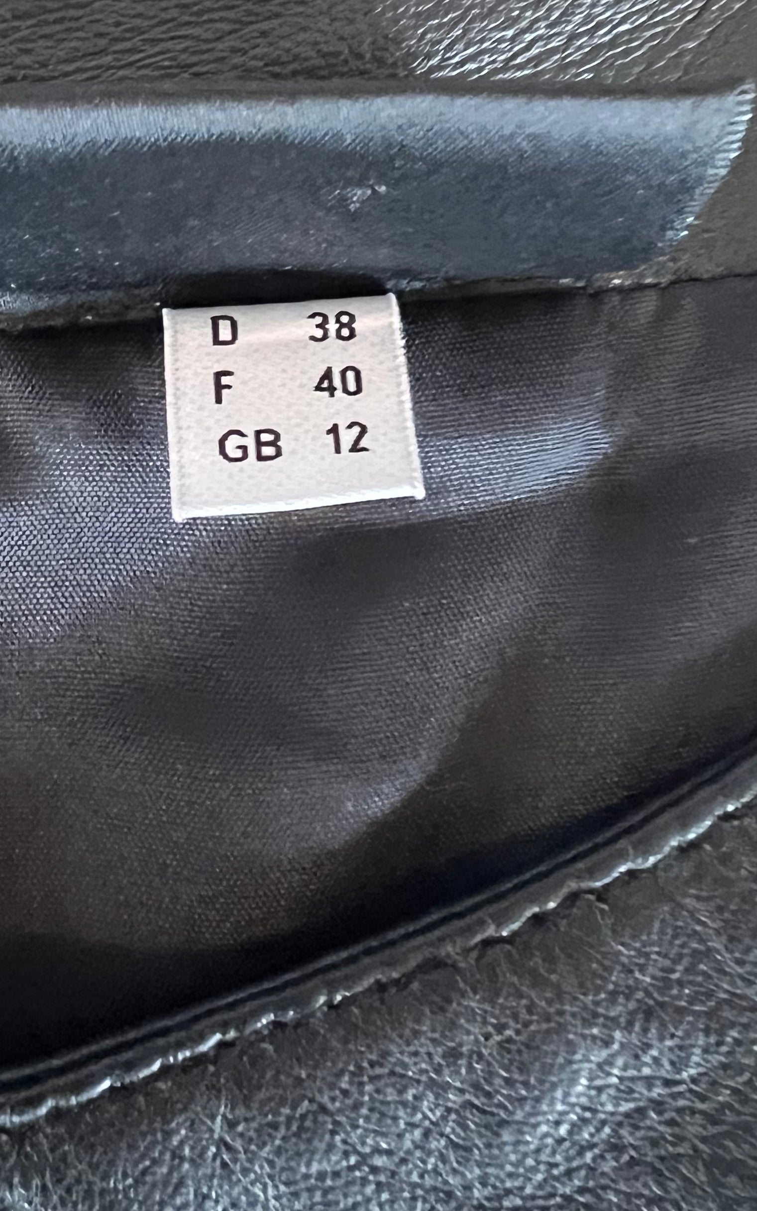 Vintage 90s Madeleine Leather Dress