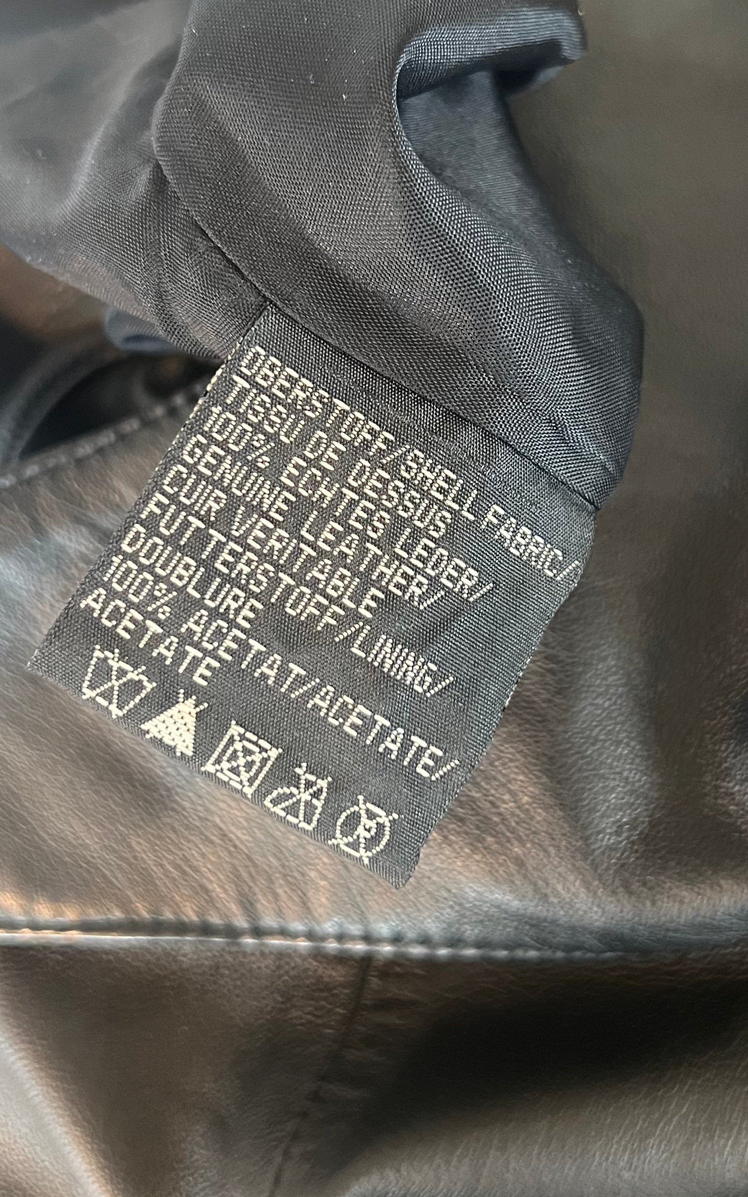 Vintage 90s Madeleine Leather Dress