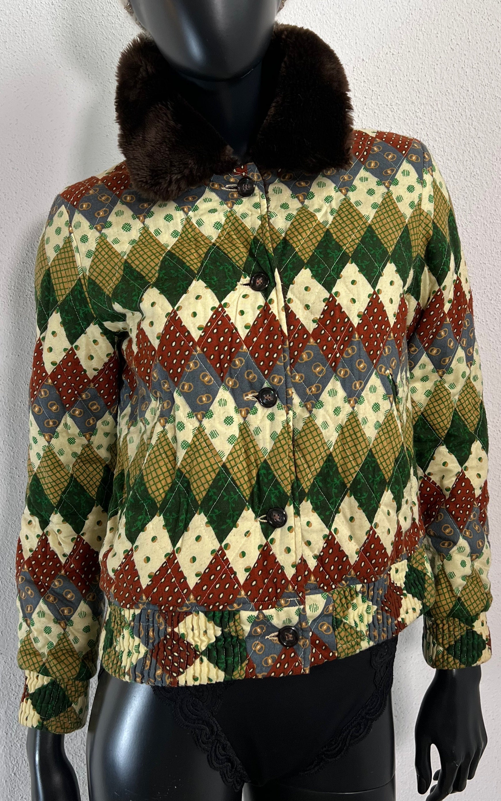 Vintage 70s Daniel Hechter Quilt Jacket