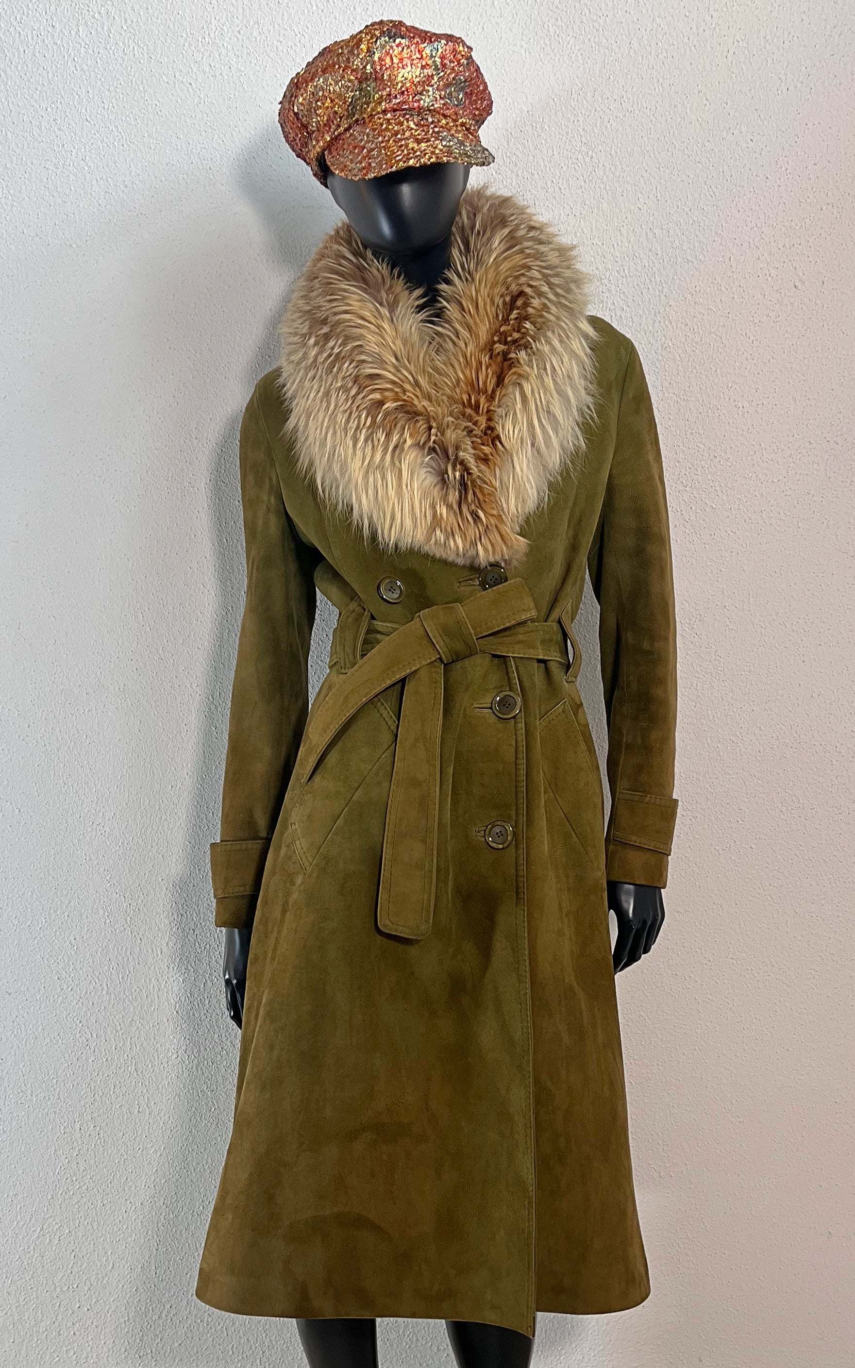 Vintage 70s Suede Coat