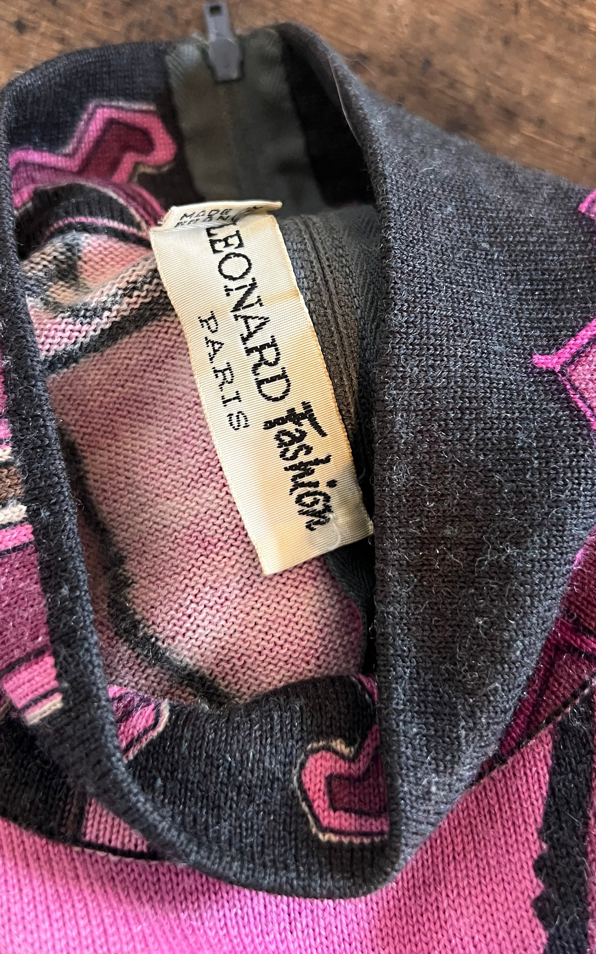 Vintage Leonard Paris Knit Dress