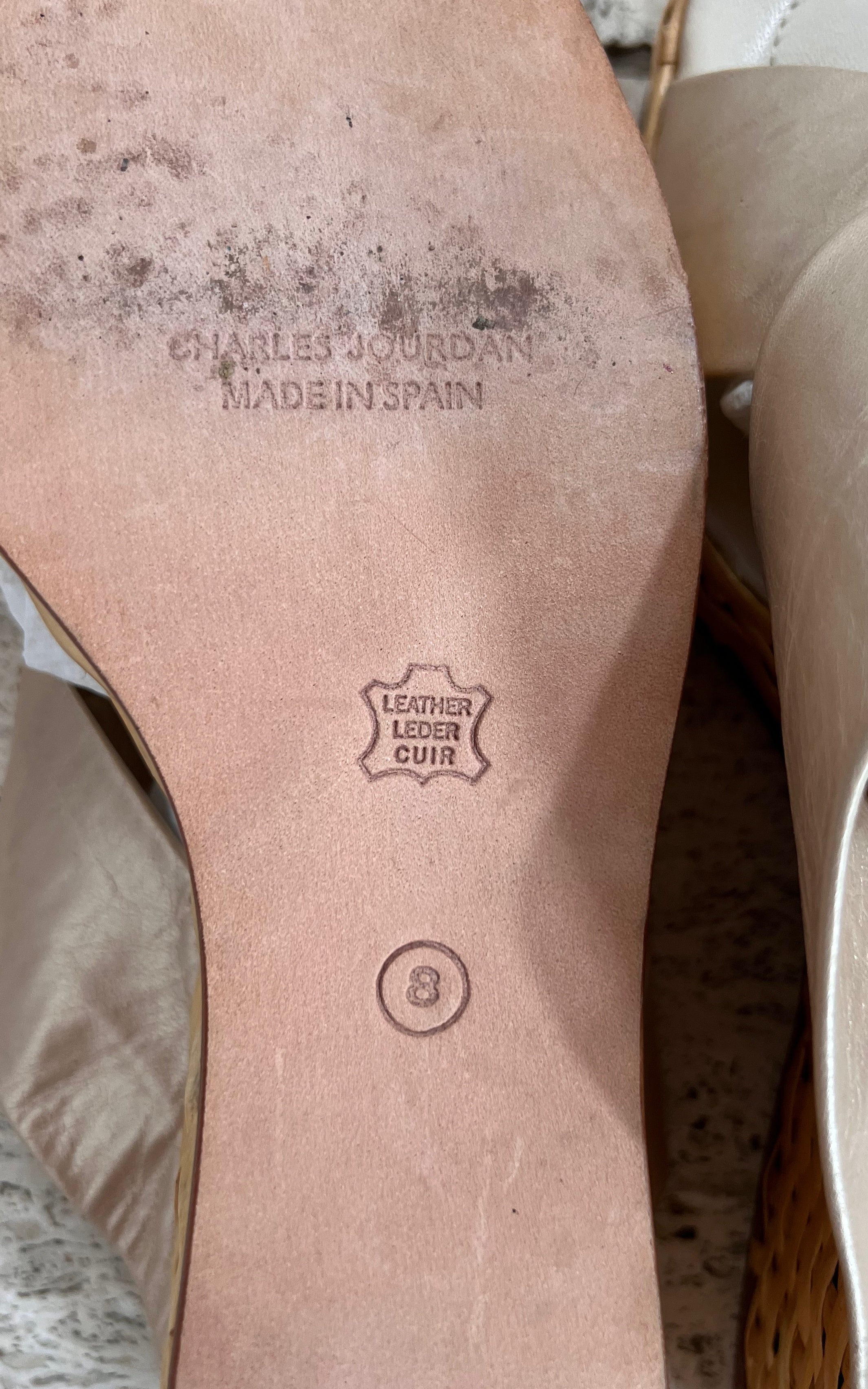 Vintage Charles Jourdan Wedges 40