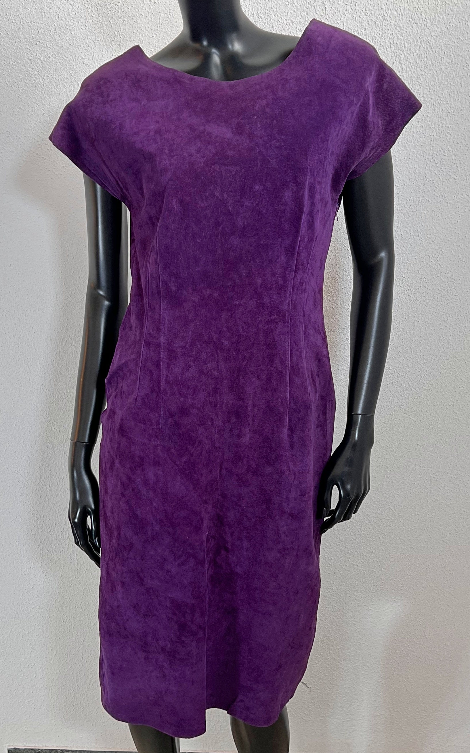 Vintage Suede Leather Dress