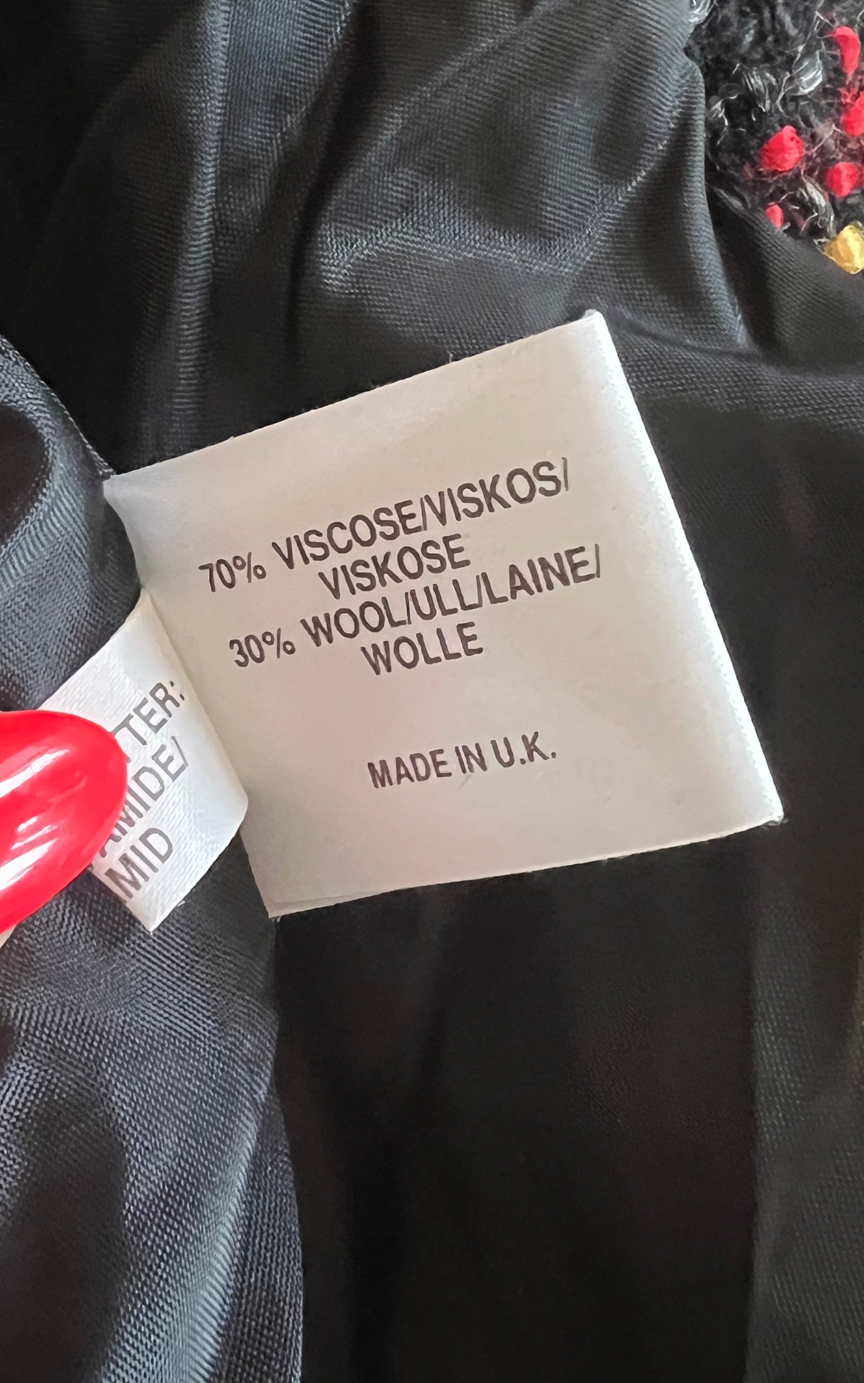 Vintage 90s Boucle Jacket