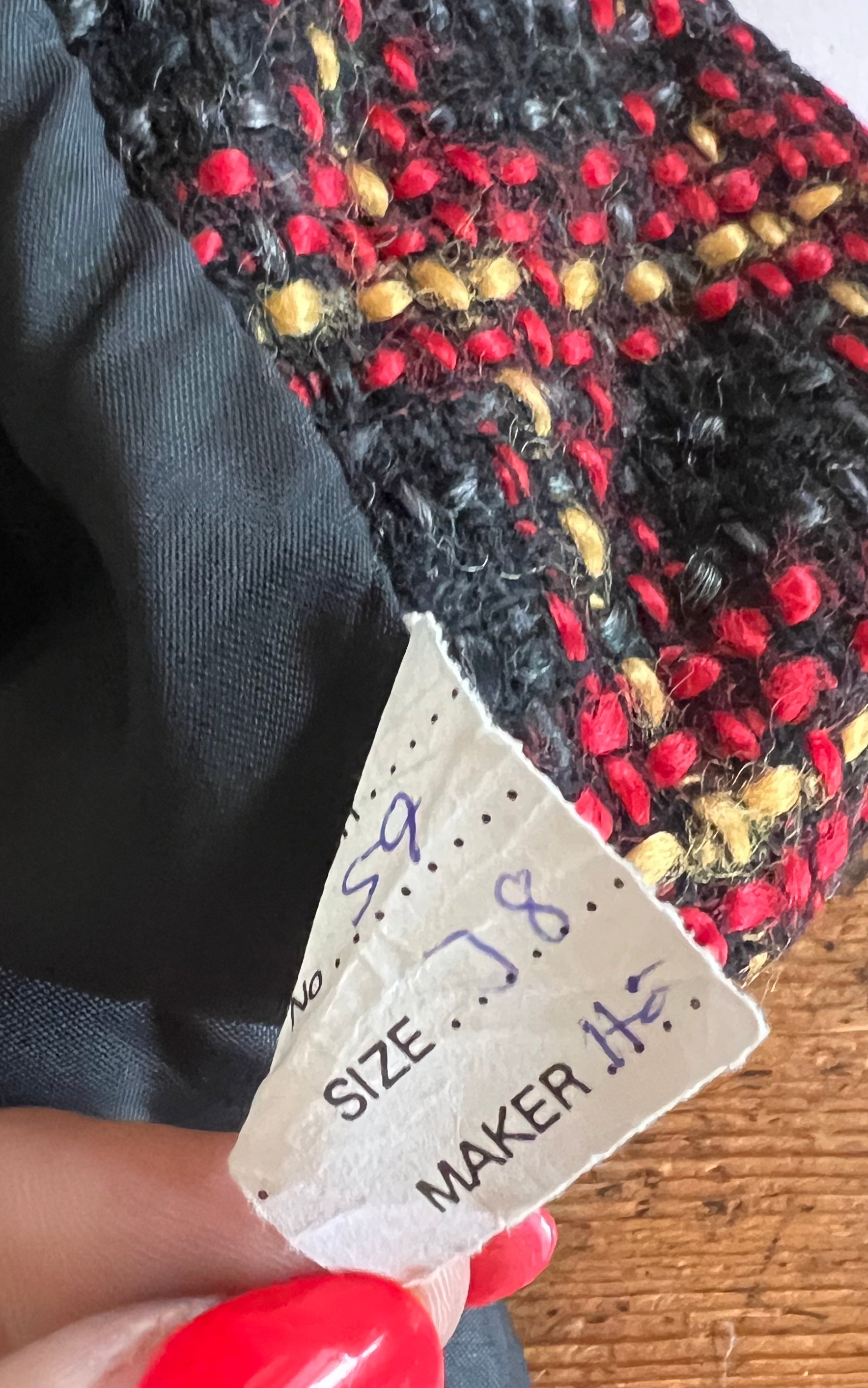 Vintage 90s Boucle Jacket