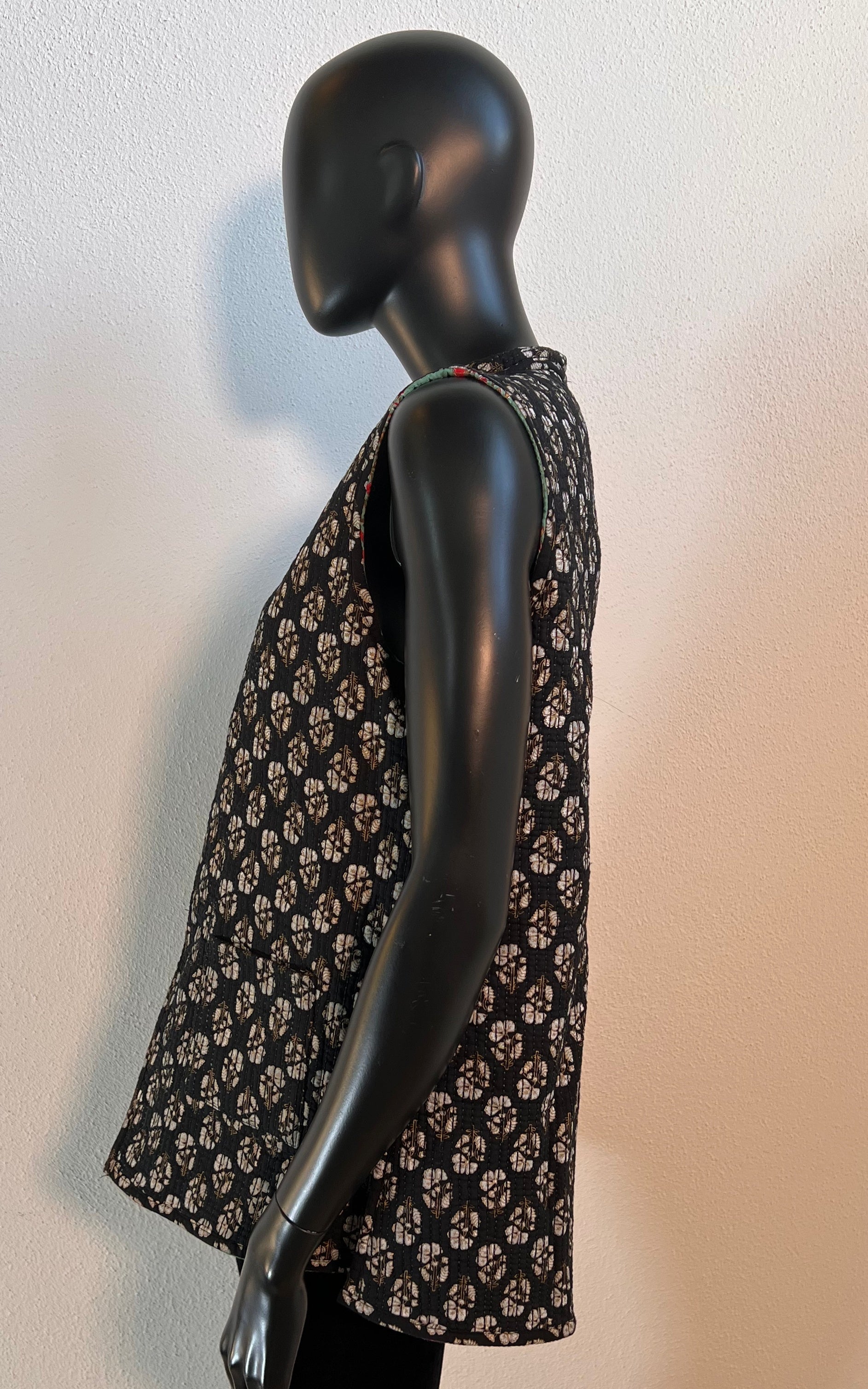 Vintage Reversible Kantha Waistcoat