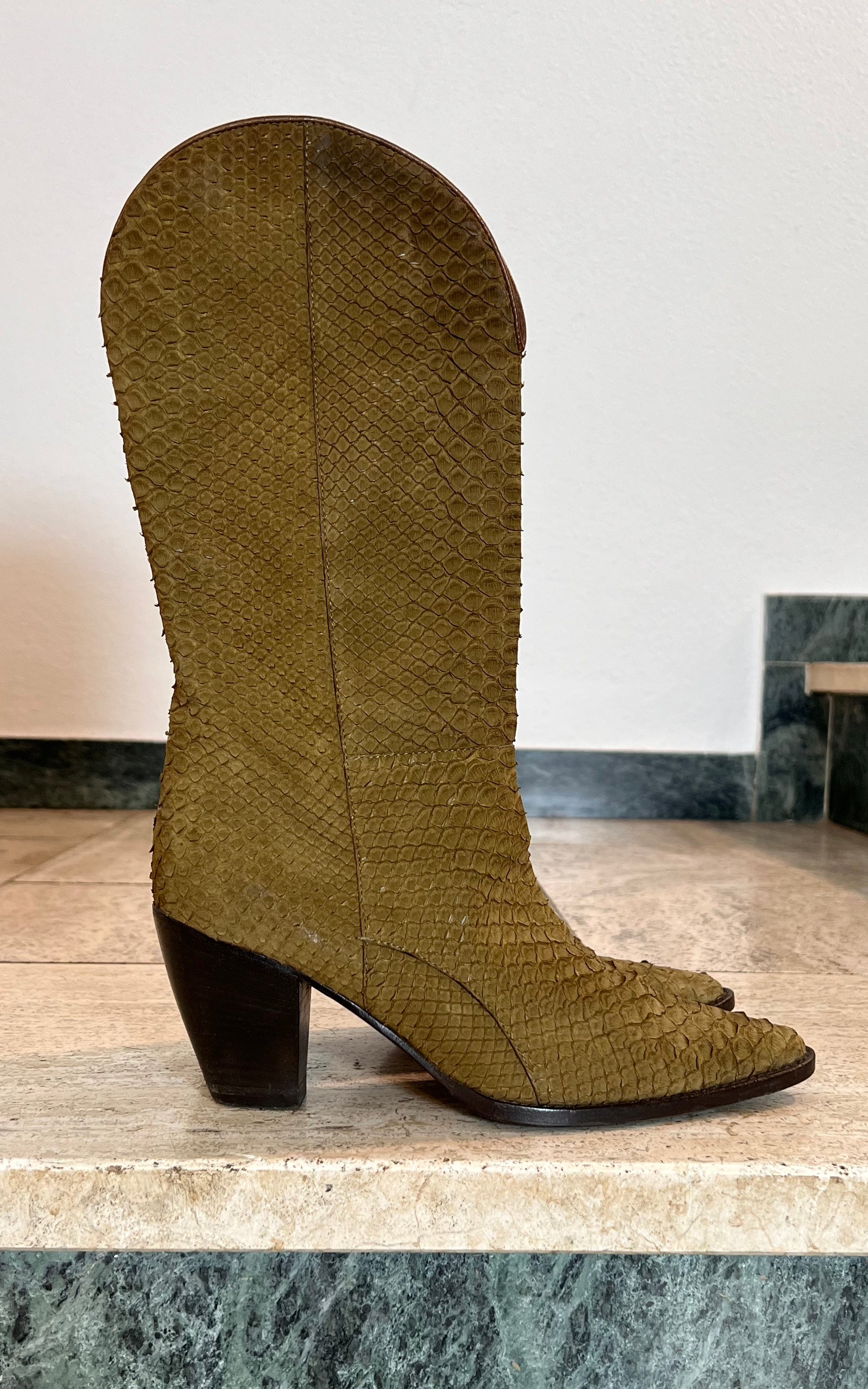 Vintage Walter Steiger Suede Boots 36,5