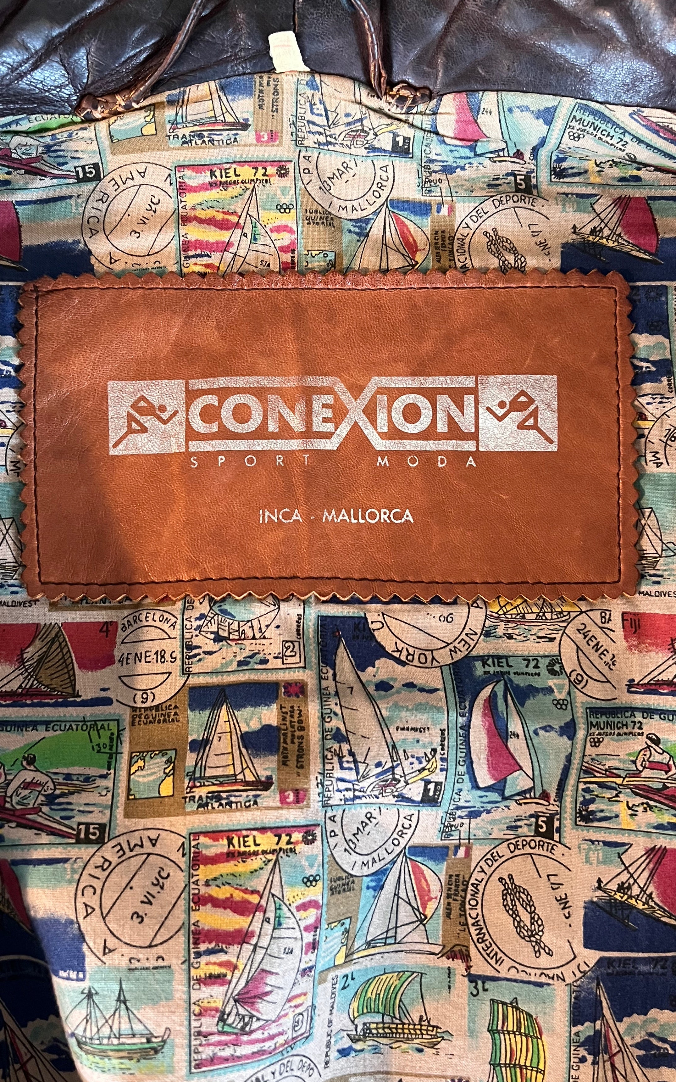 Vintage MENS Leather Bomber Jacket