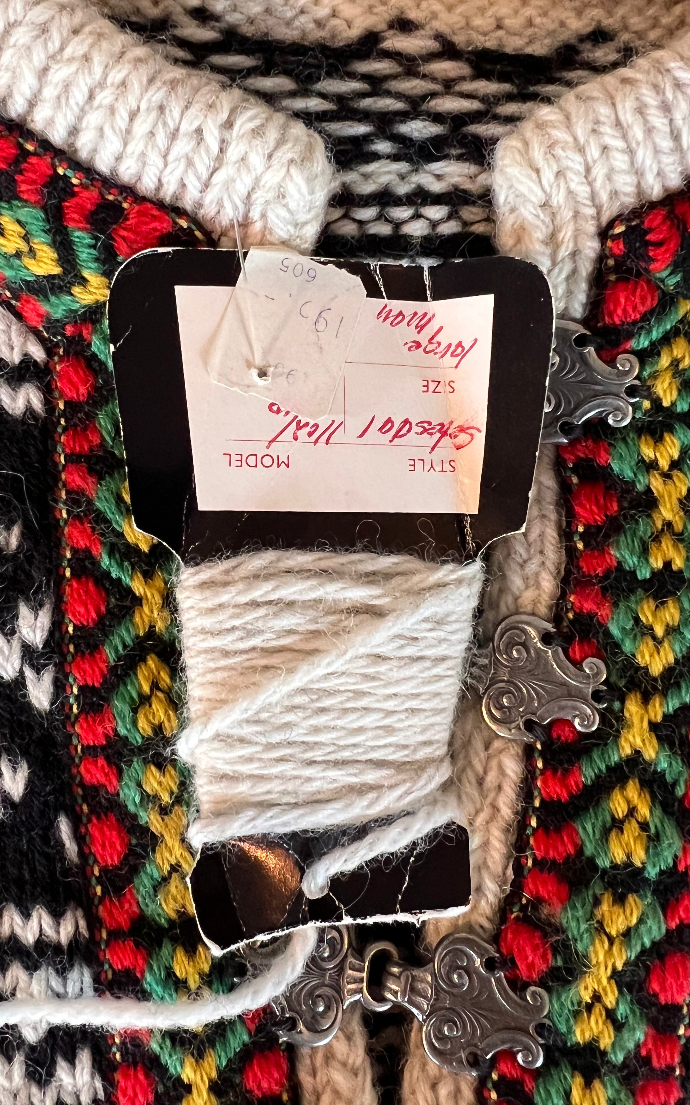 Vintage MENS Fair Isle Wool Jumper Norwegian