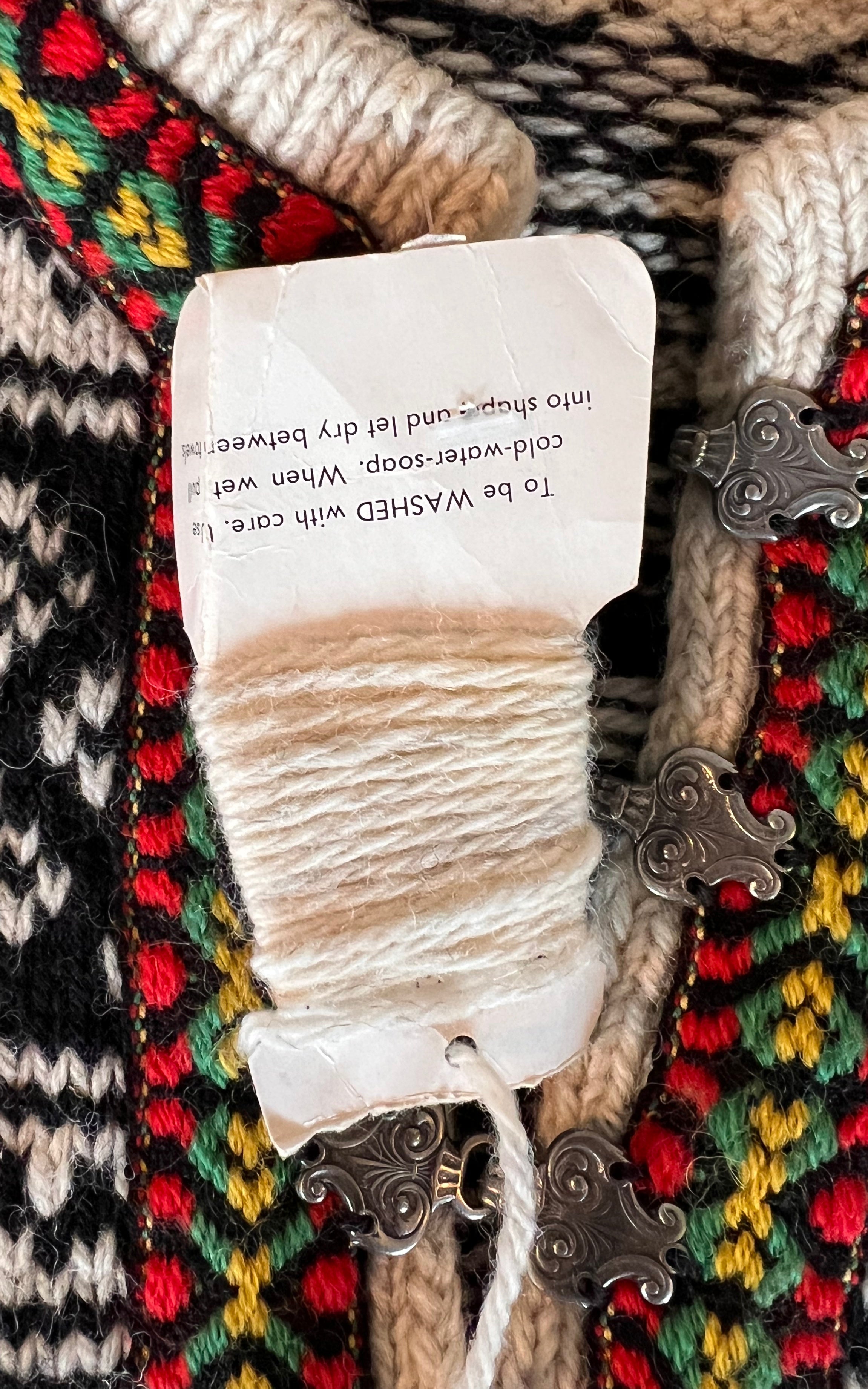 Vintage MENS Fair Isle Wool Jumper Norwegian