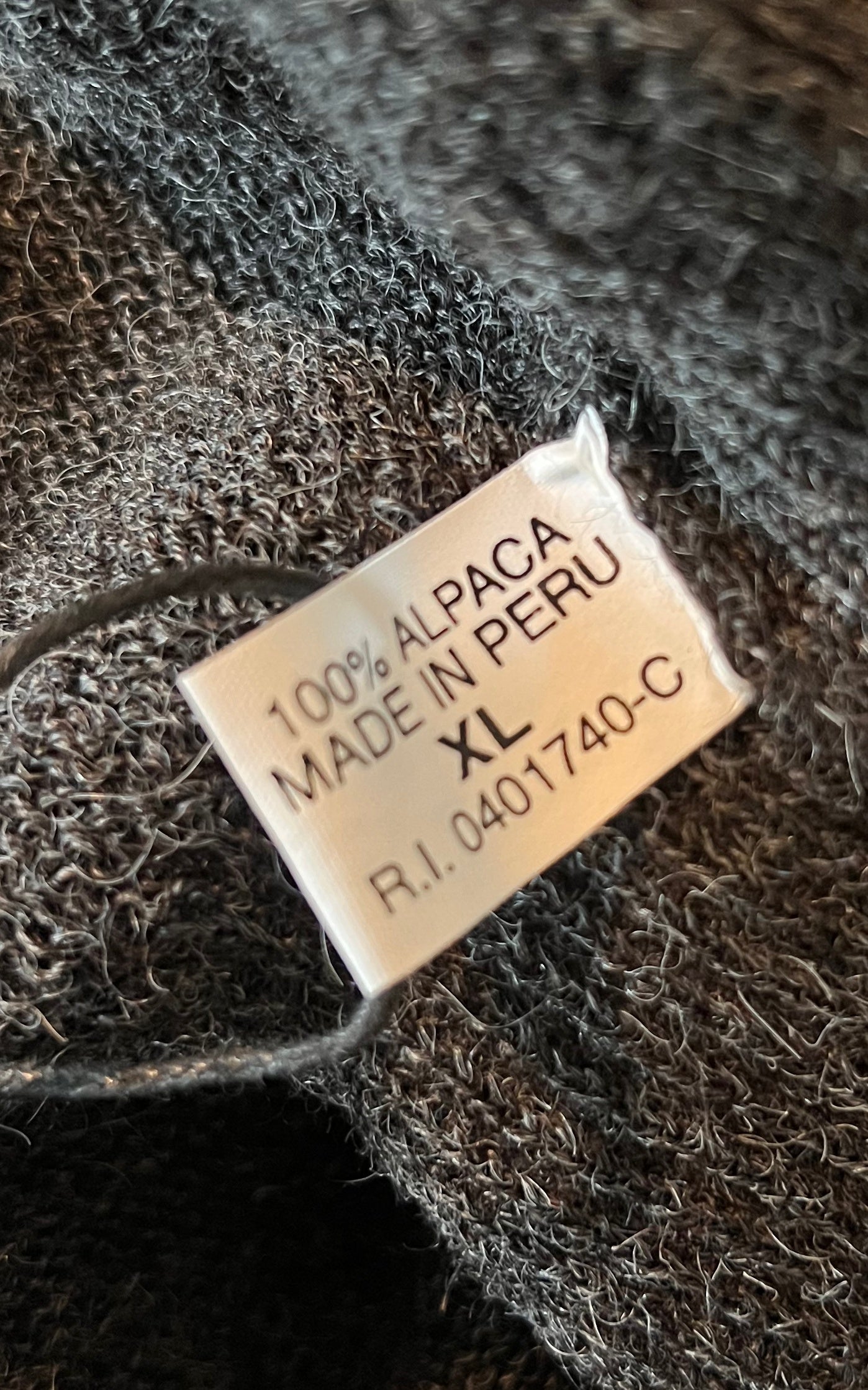 Vintage MENS Alpaca Jumper