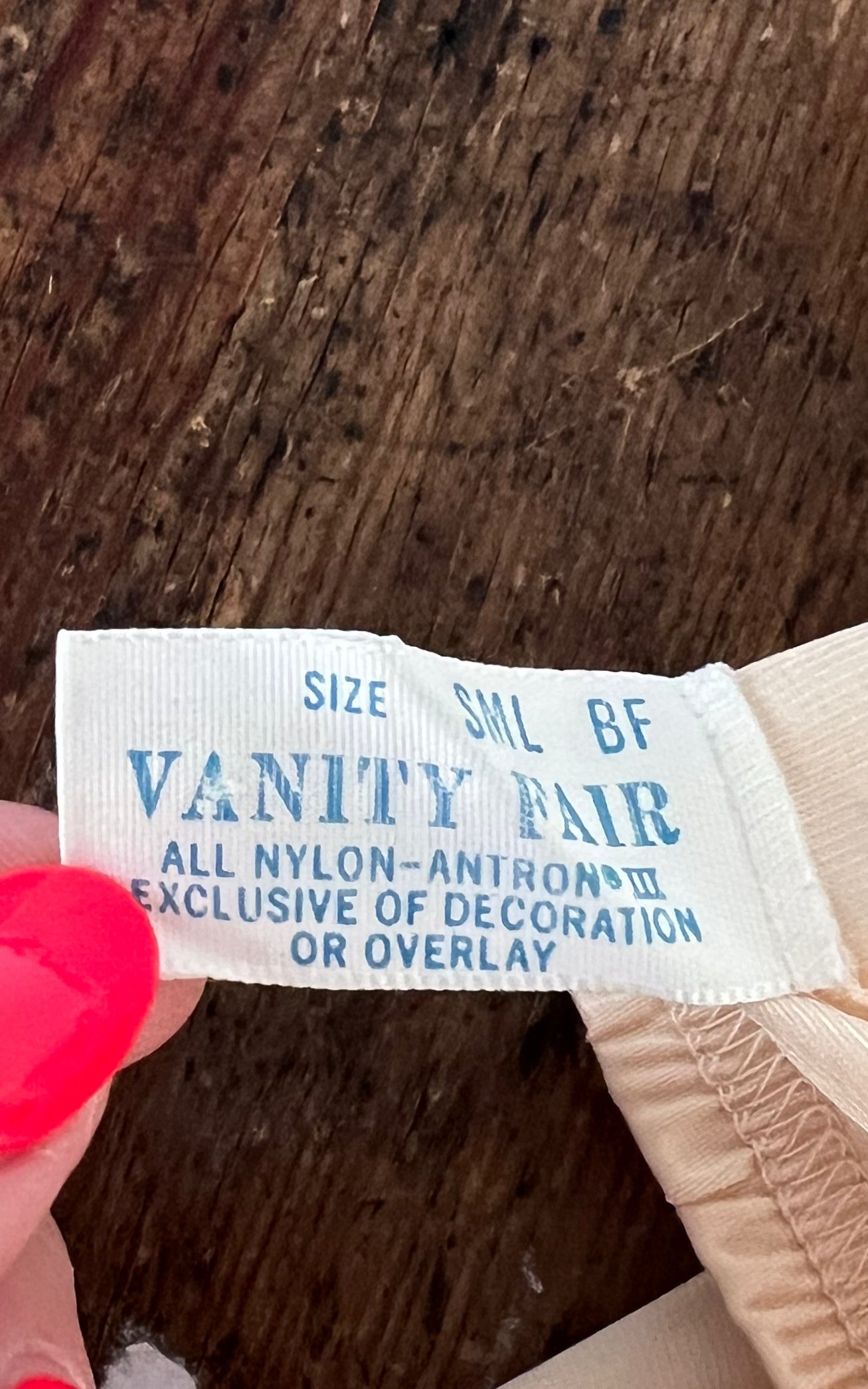 Vintage Nylon Lingerie Skirt