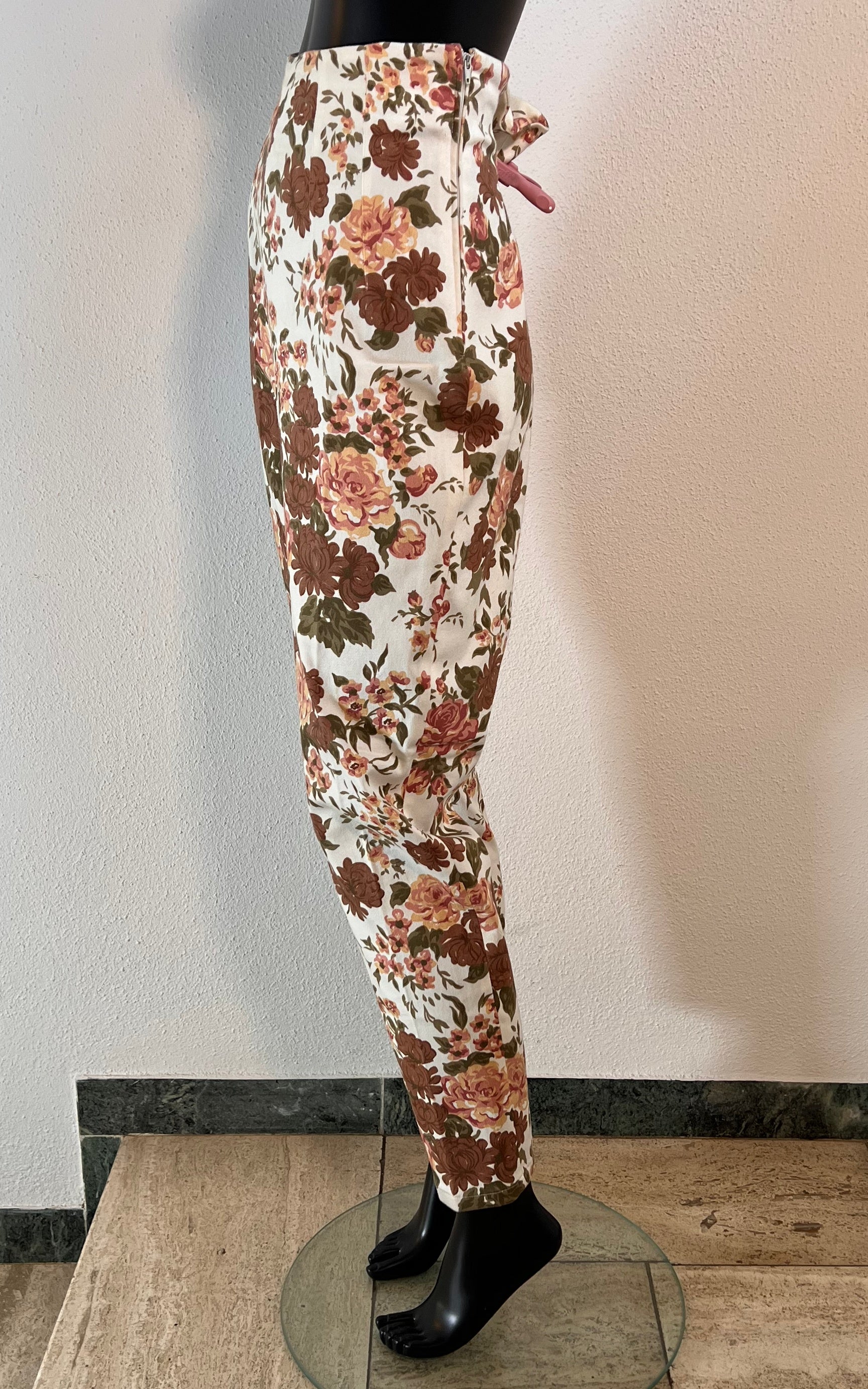 Vintage 90s Highwaisted Flower Pants