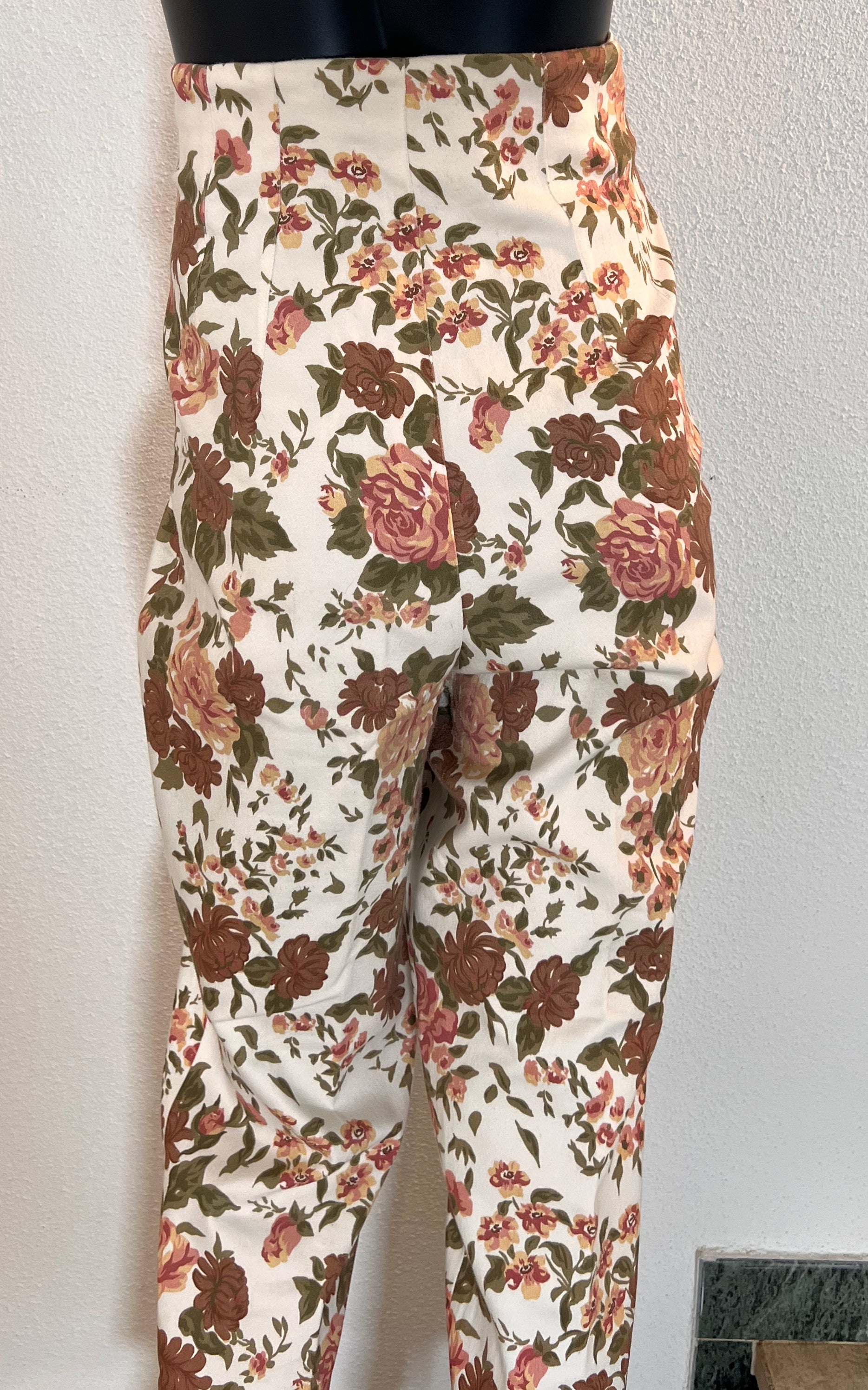 Vintage 90s Highwaisted Flower Pants