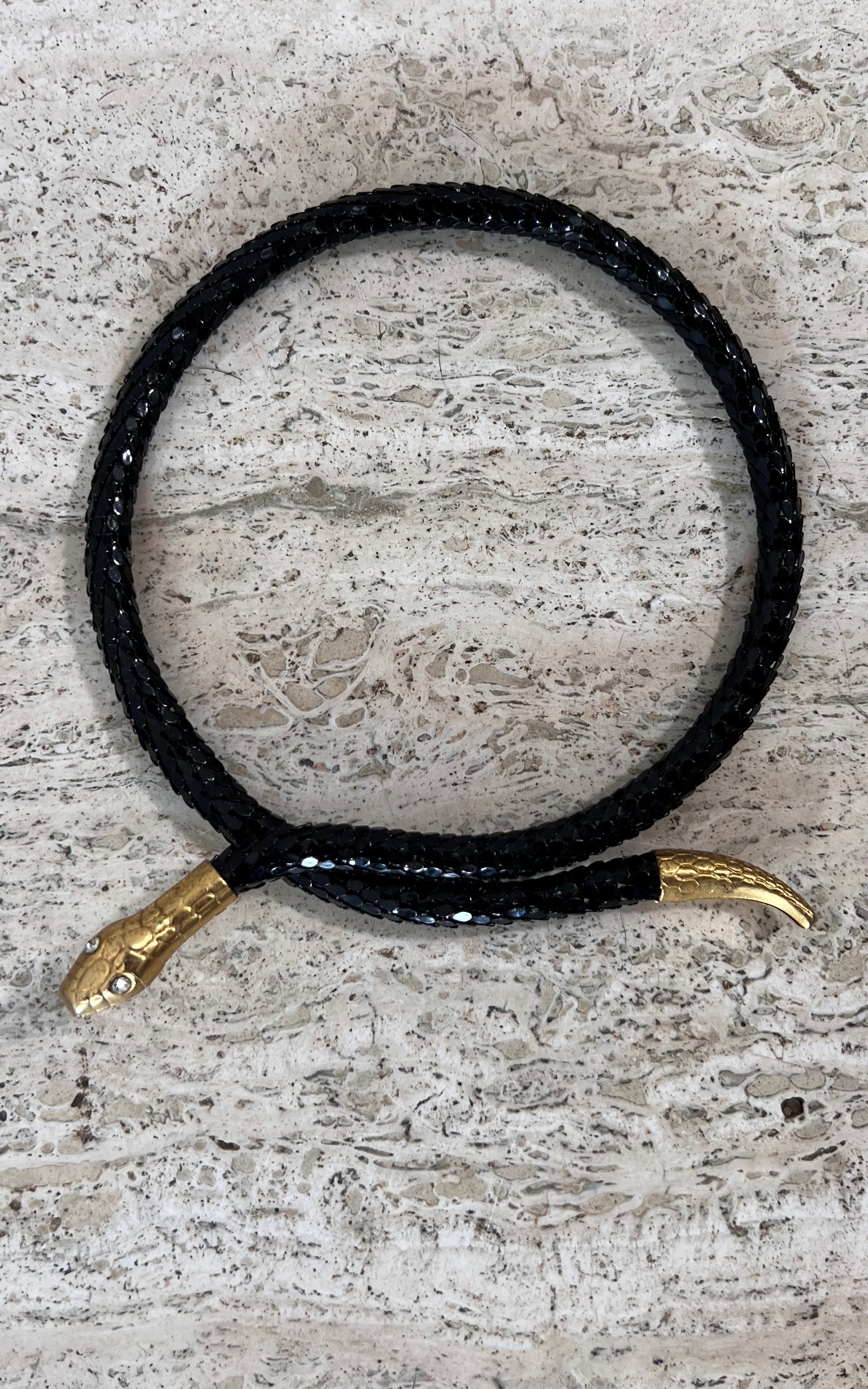 Vintage Snake Necklace