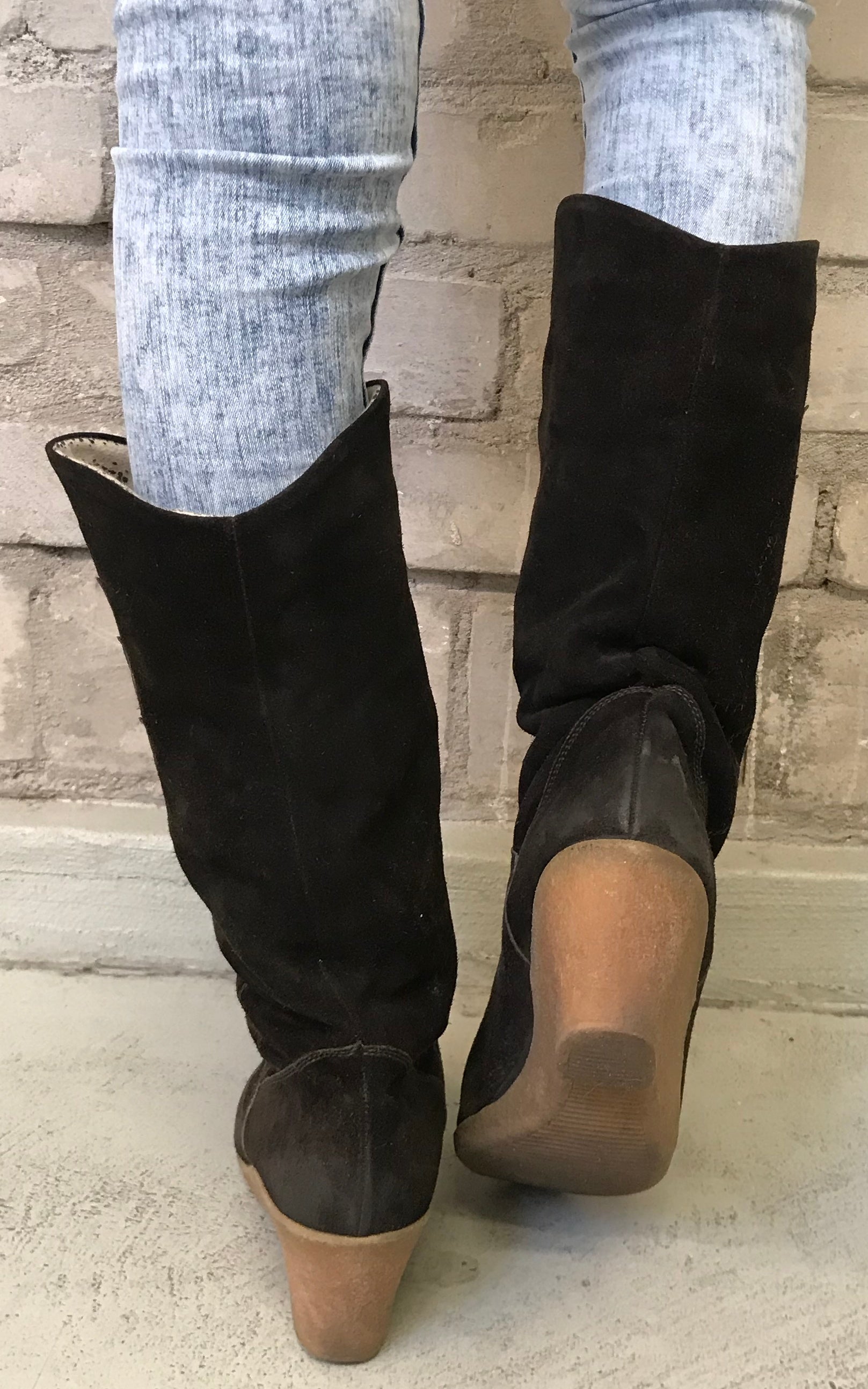 Vintage 70s Shearling Boots