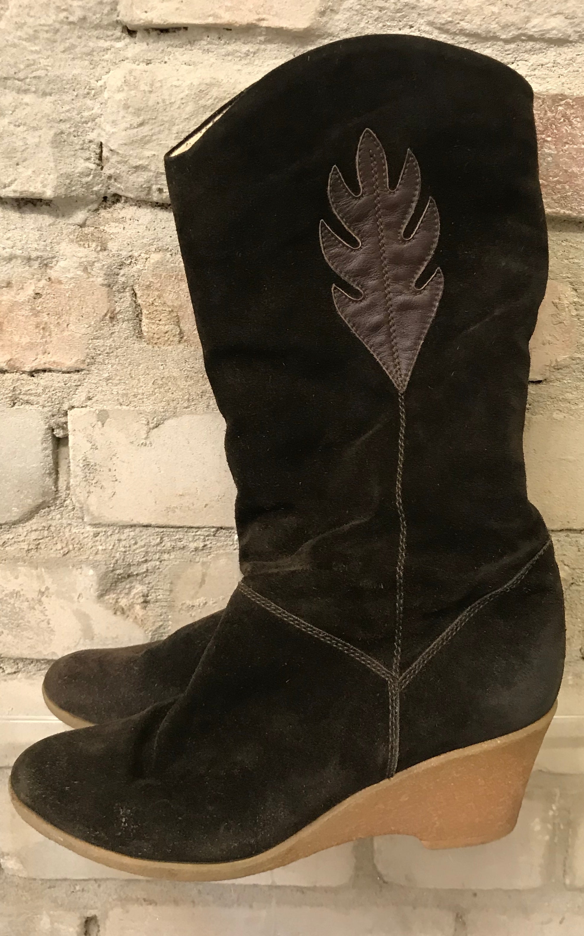 Vintage 70s Shearling Boots