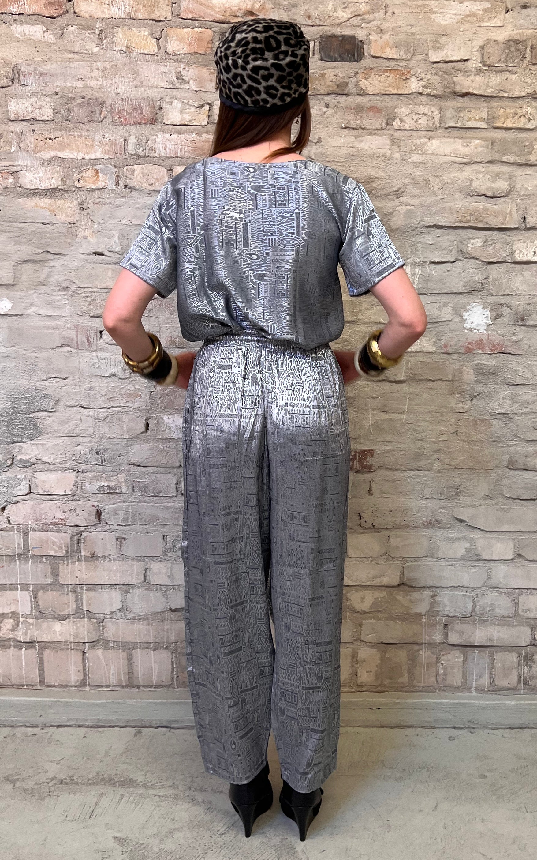 Abito vintage in seta anni '90