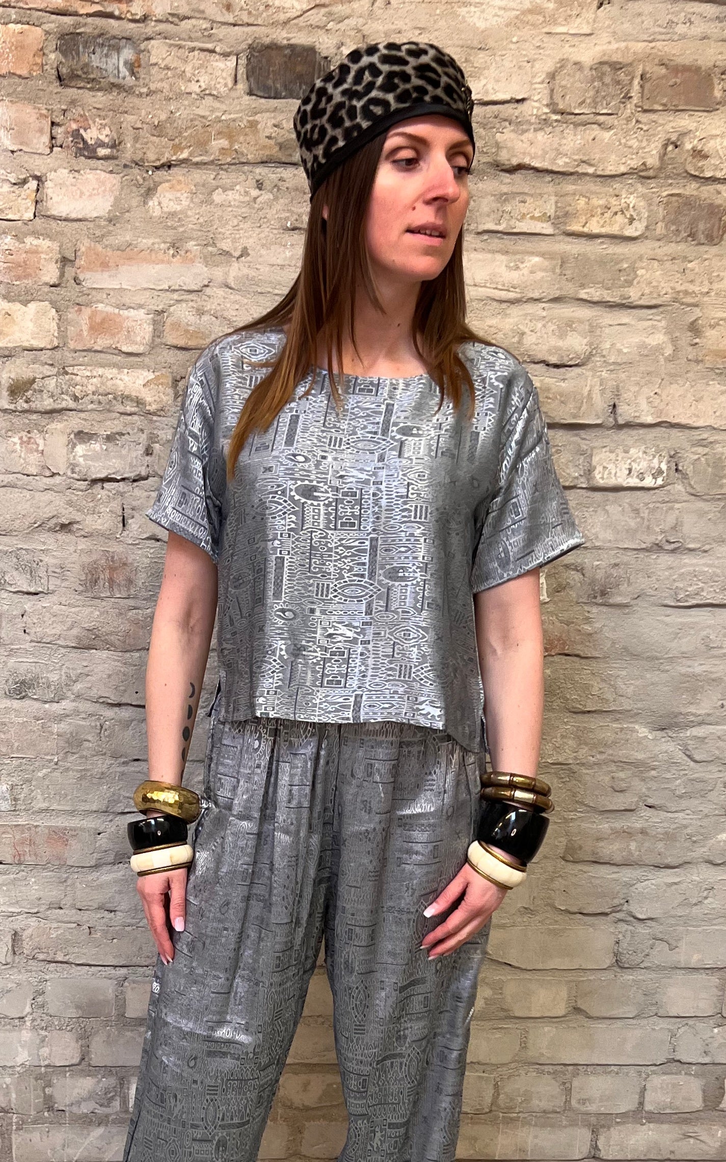 Abito vintage in seta anni '90