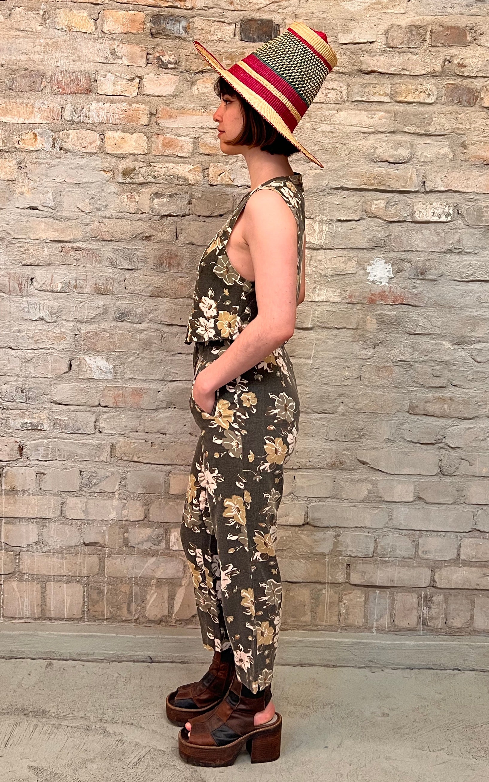 Abito in lino vintage anni '90