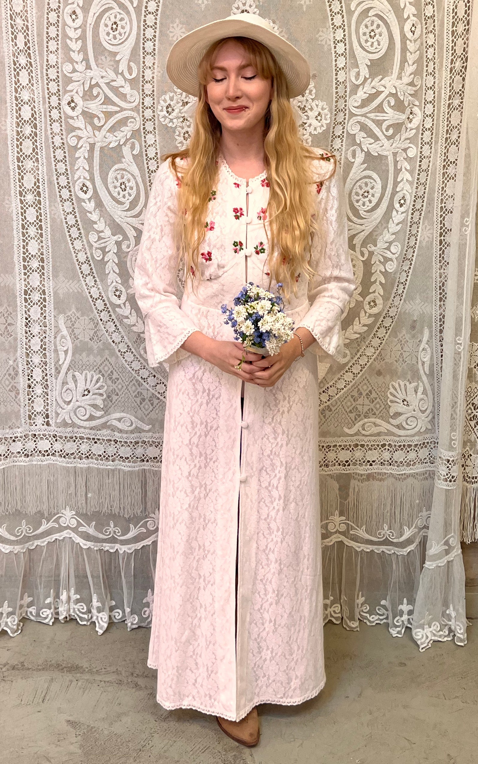 Vintage 70s Dressing Gown