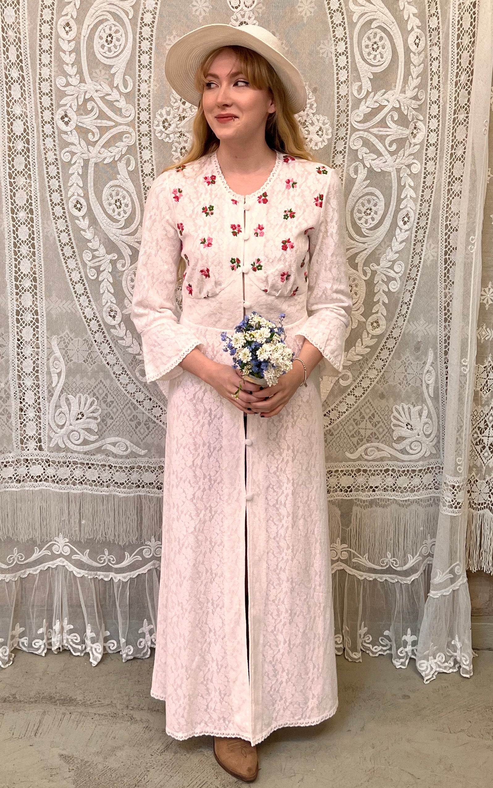 Vintage 70s Dressing Gown